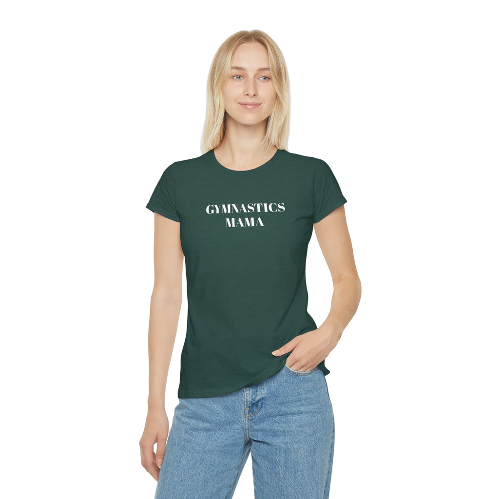 Gymnastics Mama Women's T-Shirt — Lightweight Gym Mom Tee (Adults)