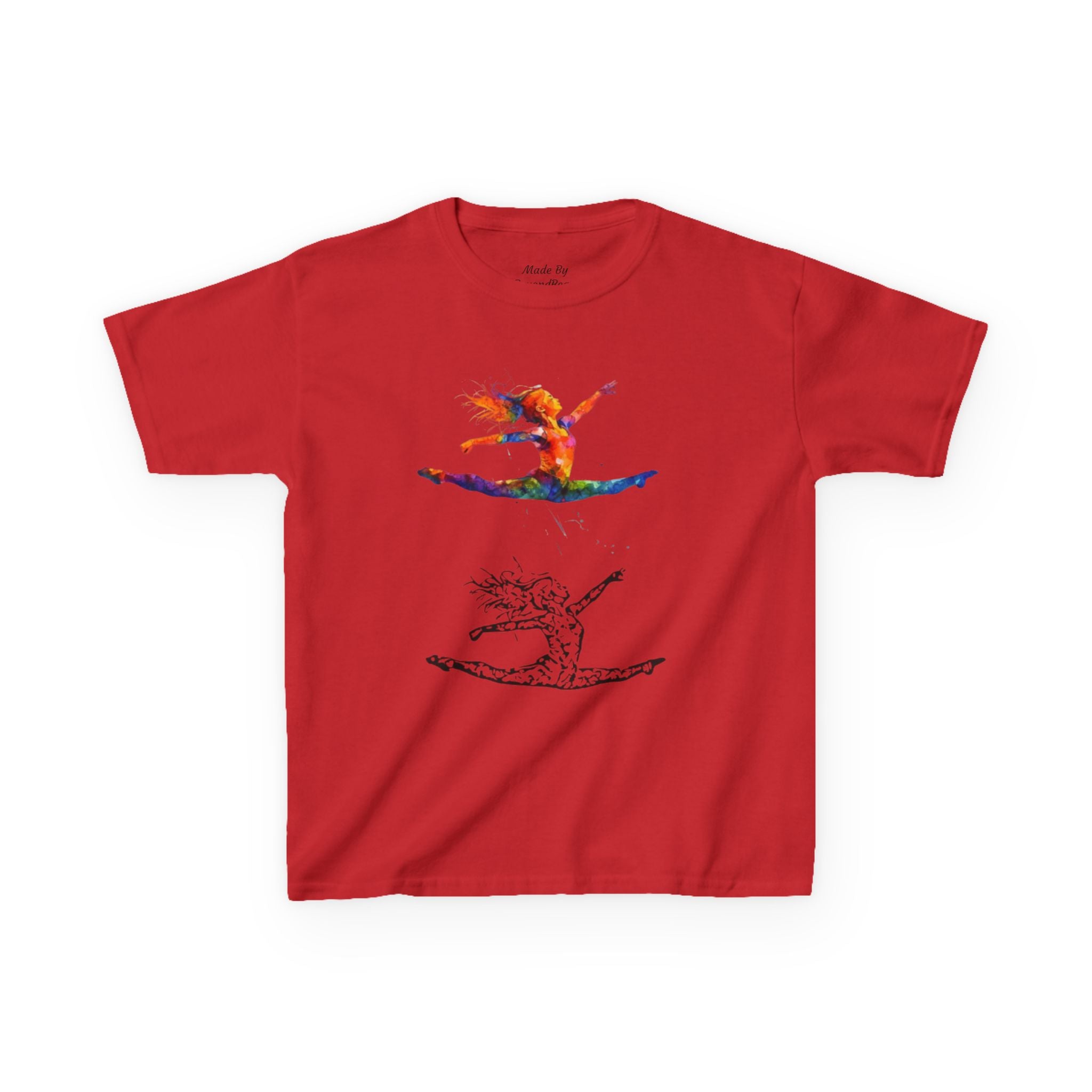 Colorful Splits Gymnastics Kids Tee (Kids)