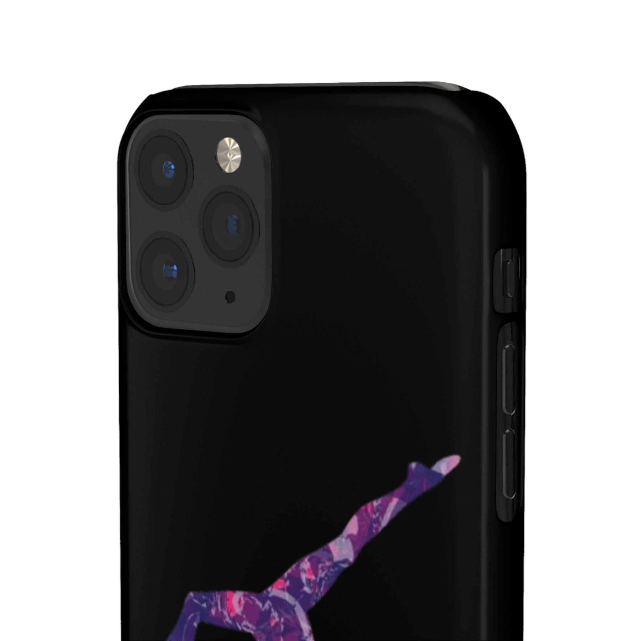 Gymnast Phone Case — Purple Galaxy Gymnastics Snap Case