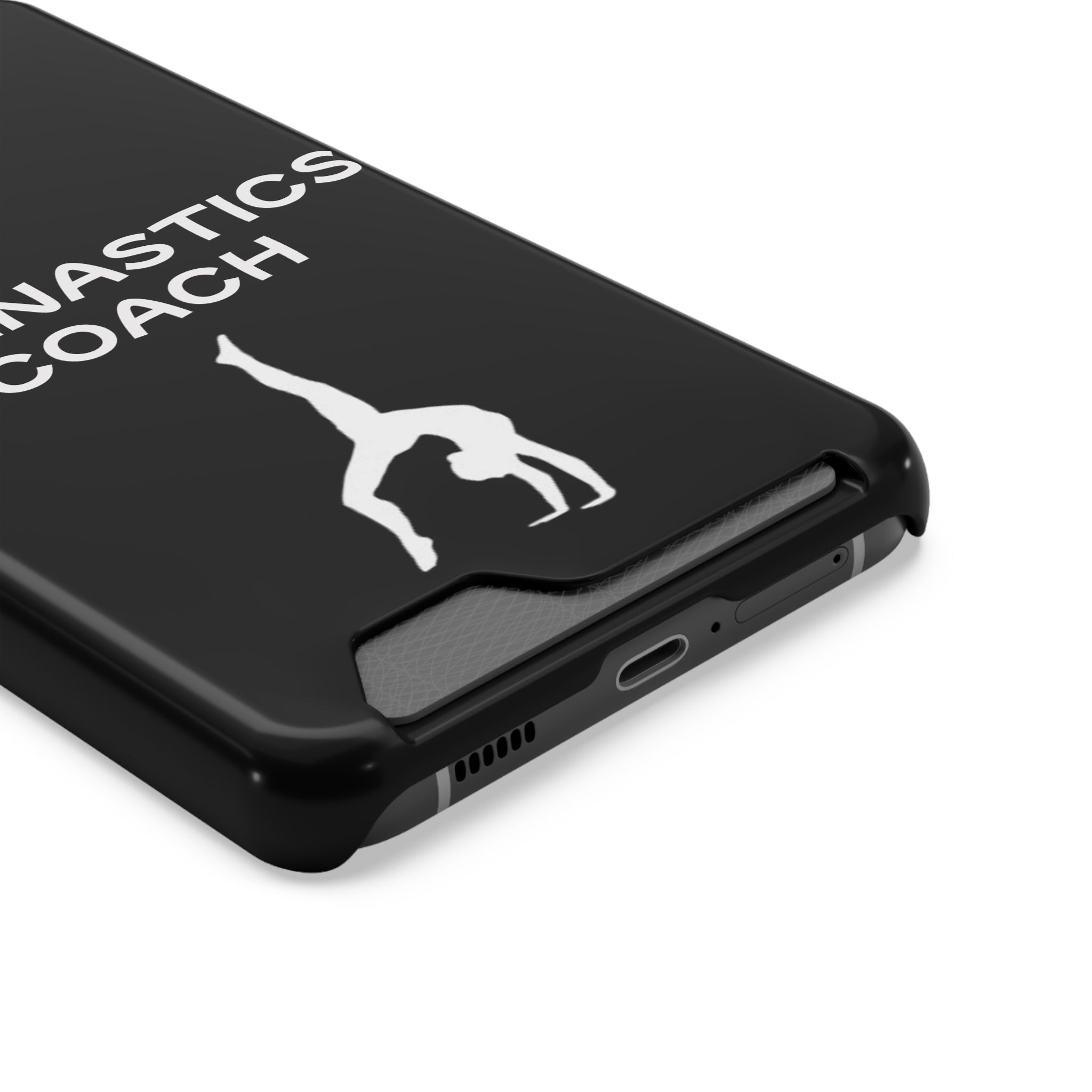 Gymnastics Coach Phone Case With Card Holder