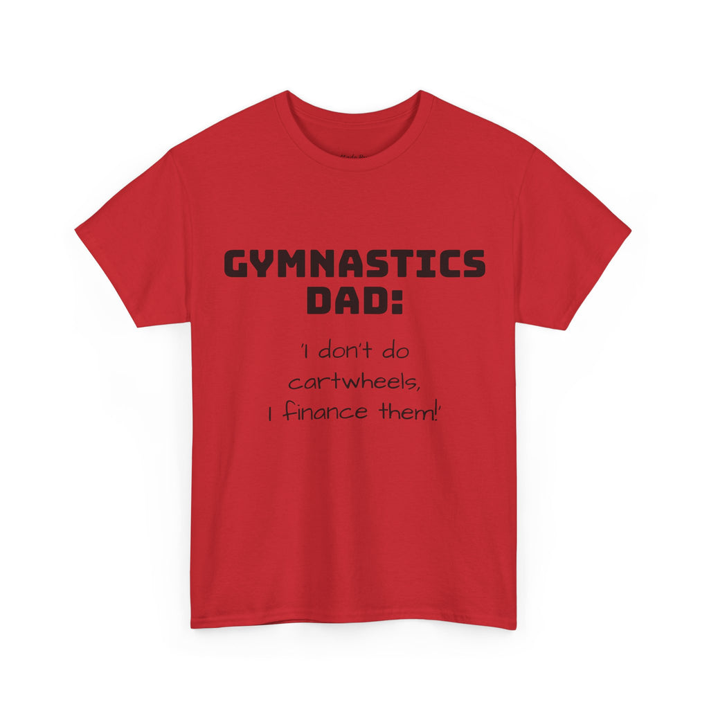 Gymnastics Dad Tee - Funny Gift for Gymnastics Dads (Adults)