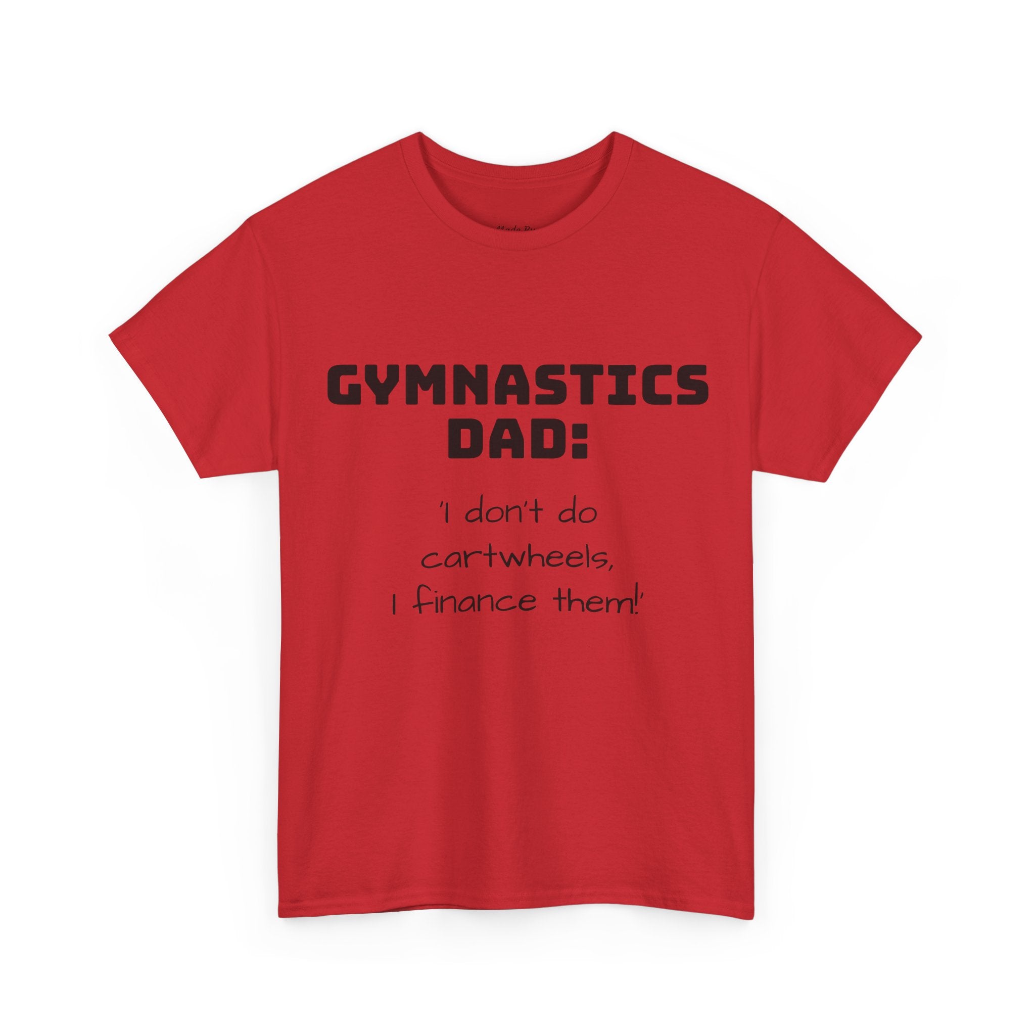 Gymnastics Dad Tee - Funny Gift for Gymnastics Dads (Adults)