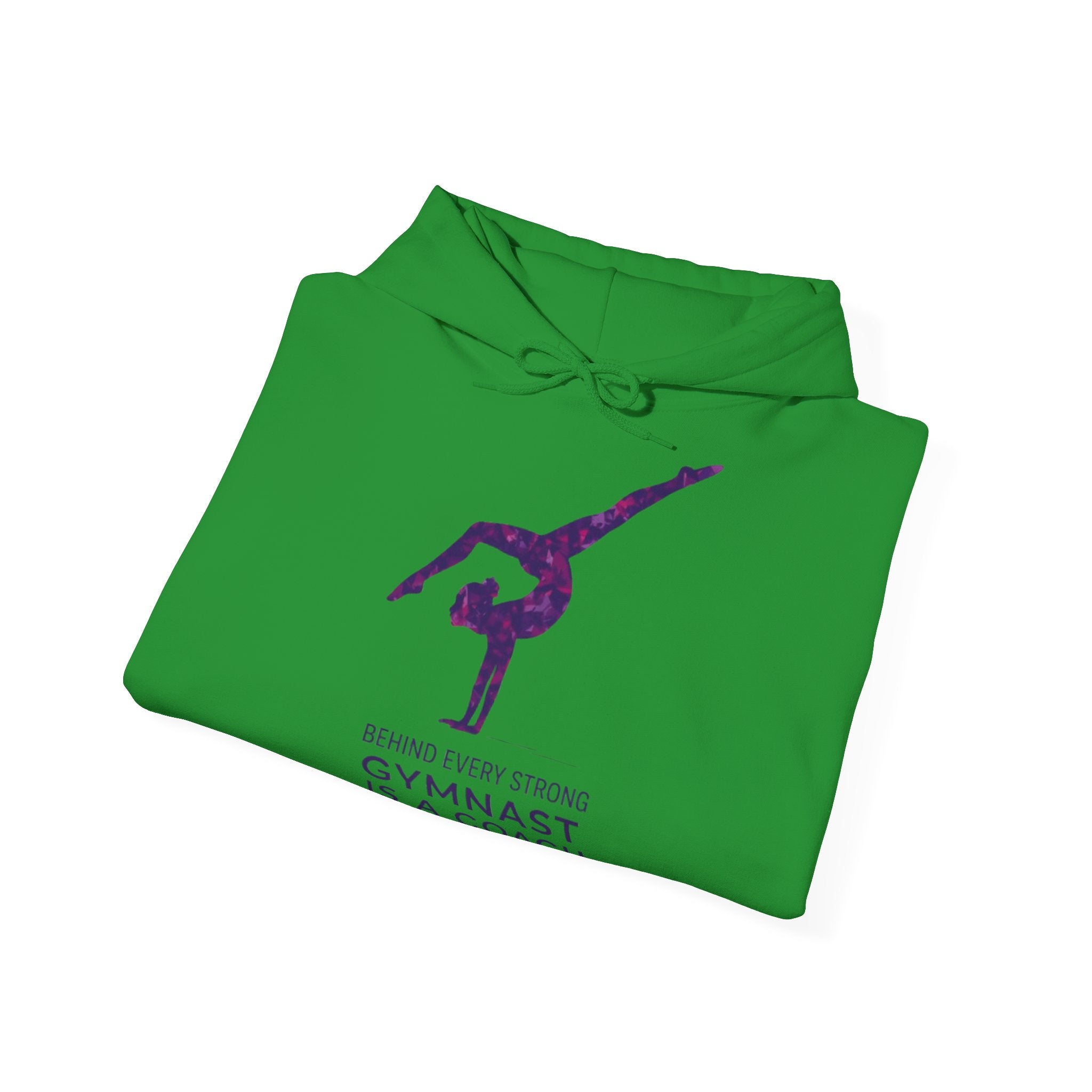 Behind every strong gymnast is a coach who believed first - Gymnast Coach Hoodie (Adults)
