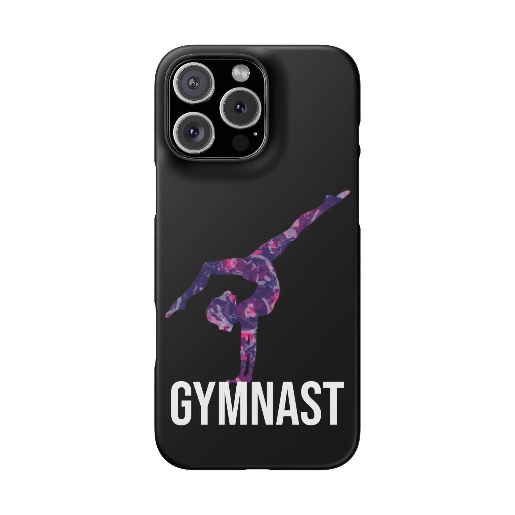 Gymnast Phone Case — Purple Galaxy Gymnastics Snap Case