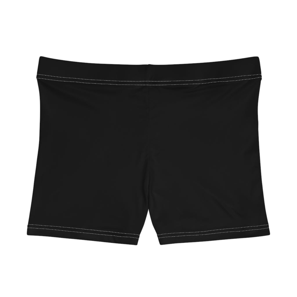 Gymnastics Name Custom Women's Shorts — Personalized Black Athletic Shorts