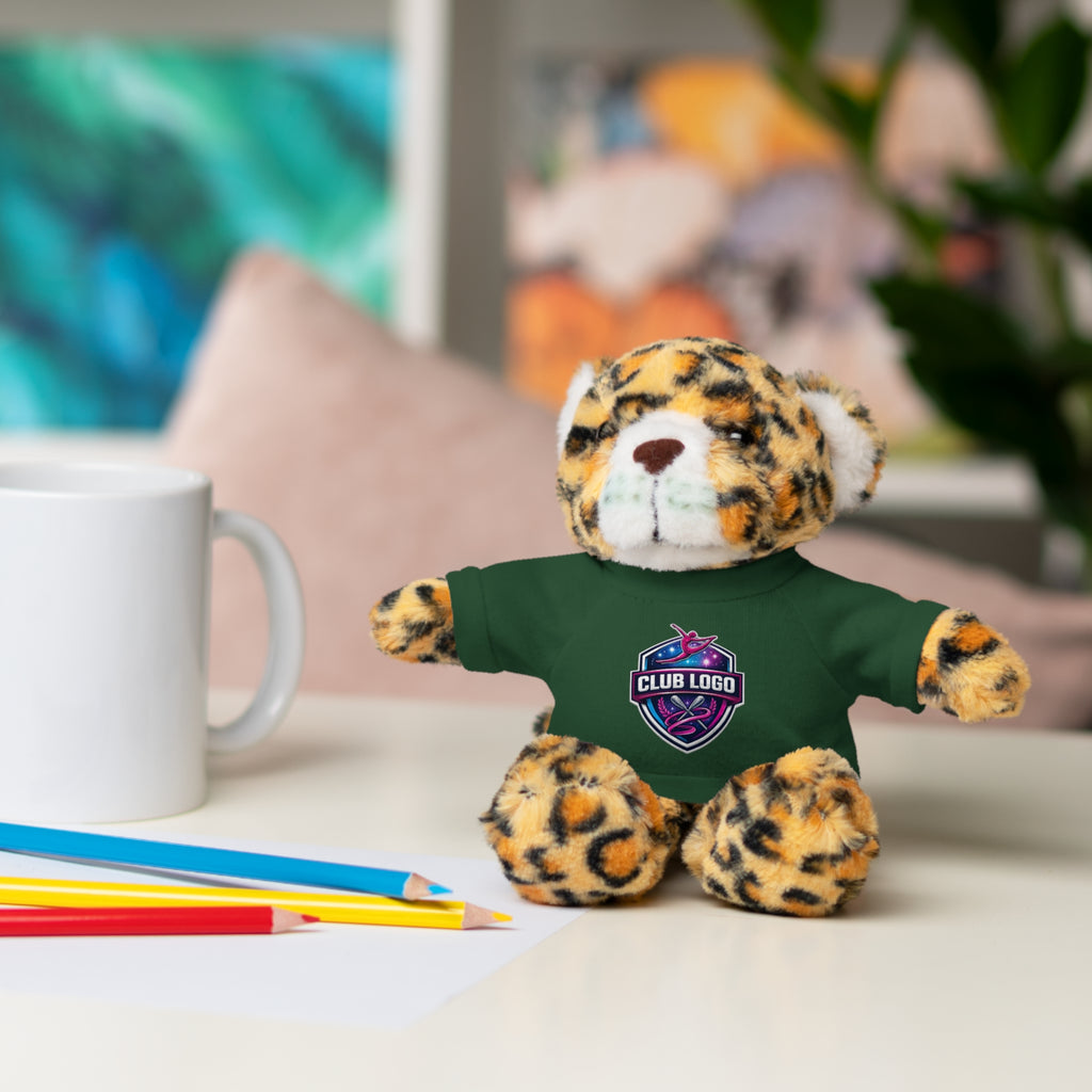 Custom Logo Teddy Bear with Personalized Tee — Plush Gift for Events