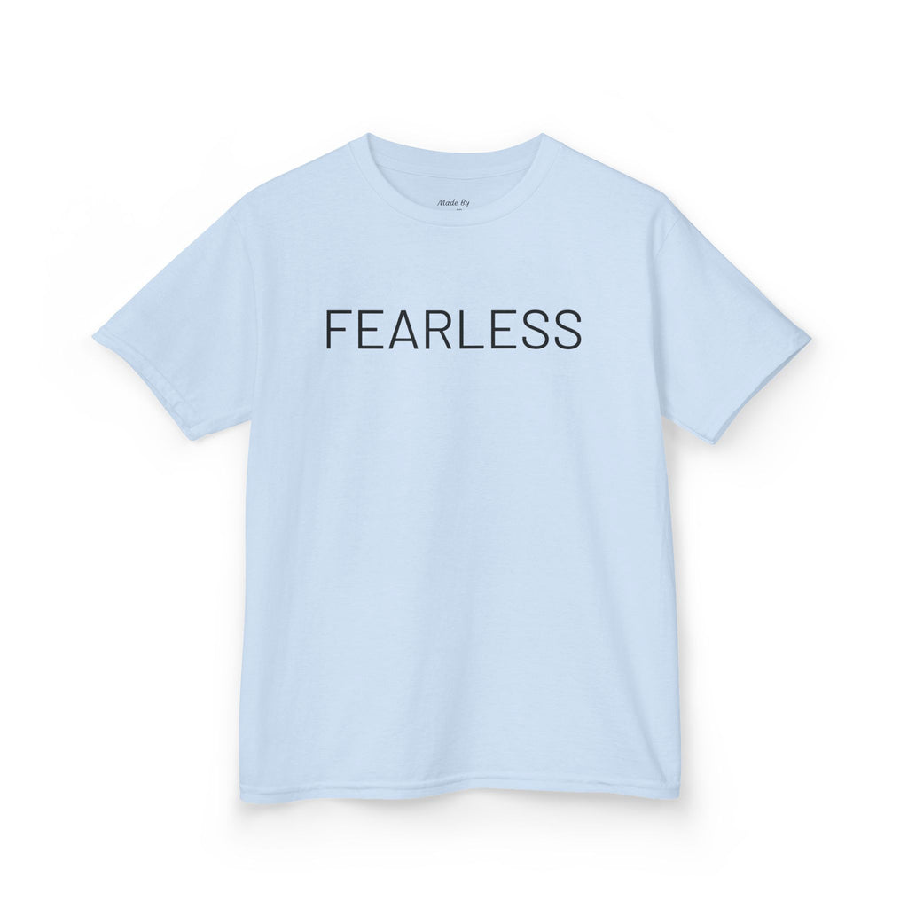 Kids Tee - FEARLESS Gymnastics Shirt with Back Silhouette