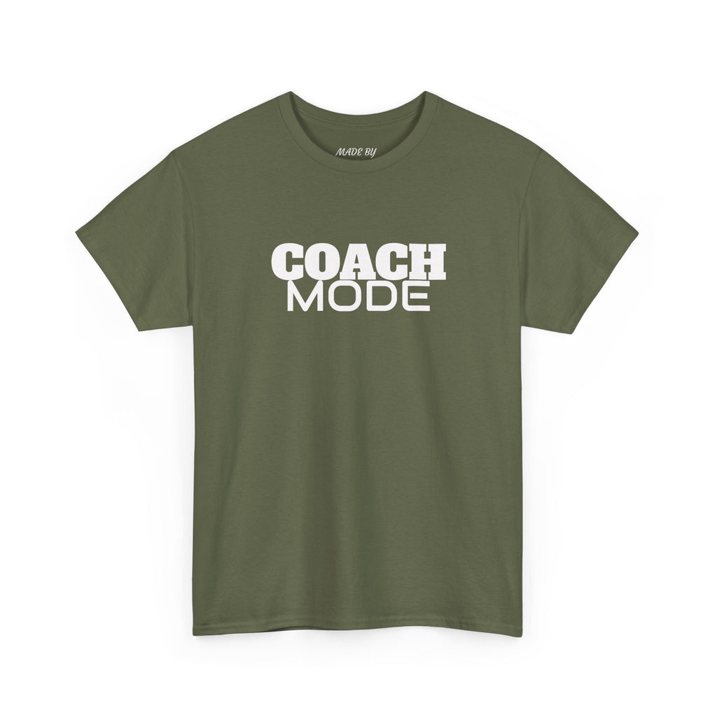 Adults 'Coach Mode' Tee — Classic Cotton T-Shirt