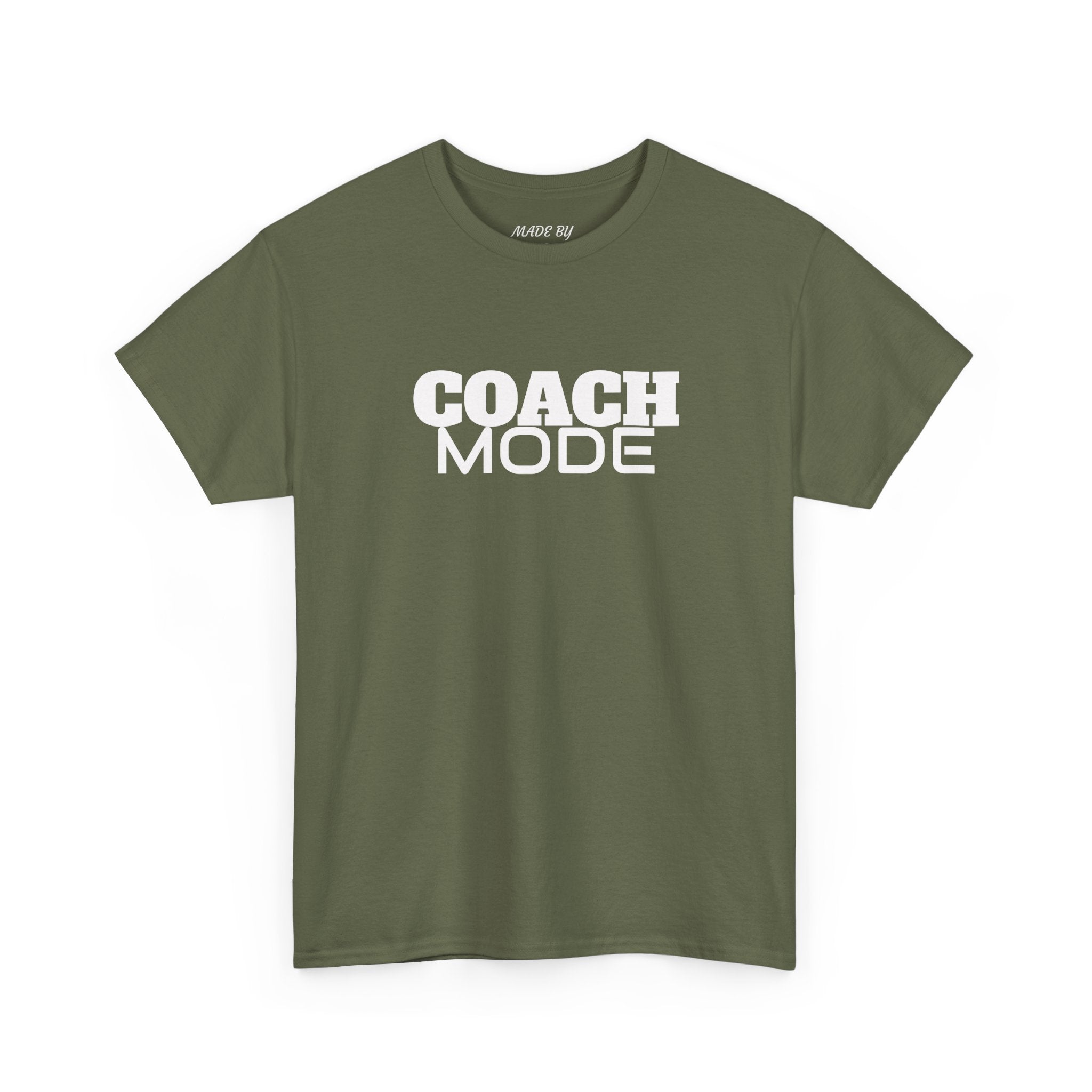 Adults 'Coach Mode' Tee — Classic Cotton T-Shirt