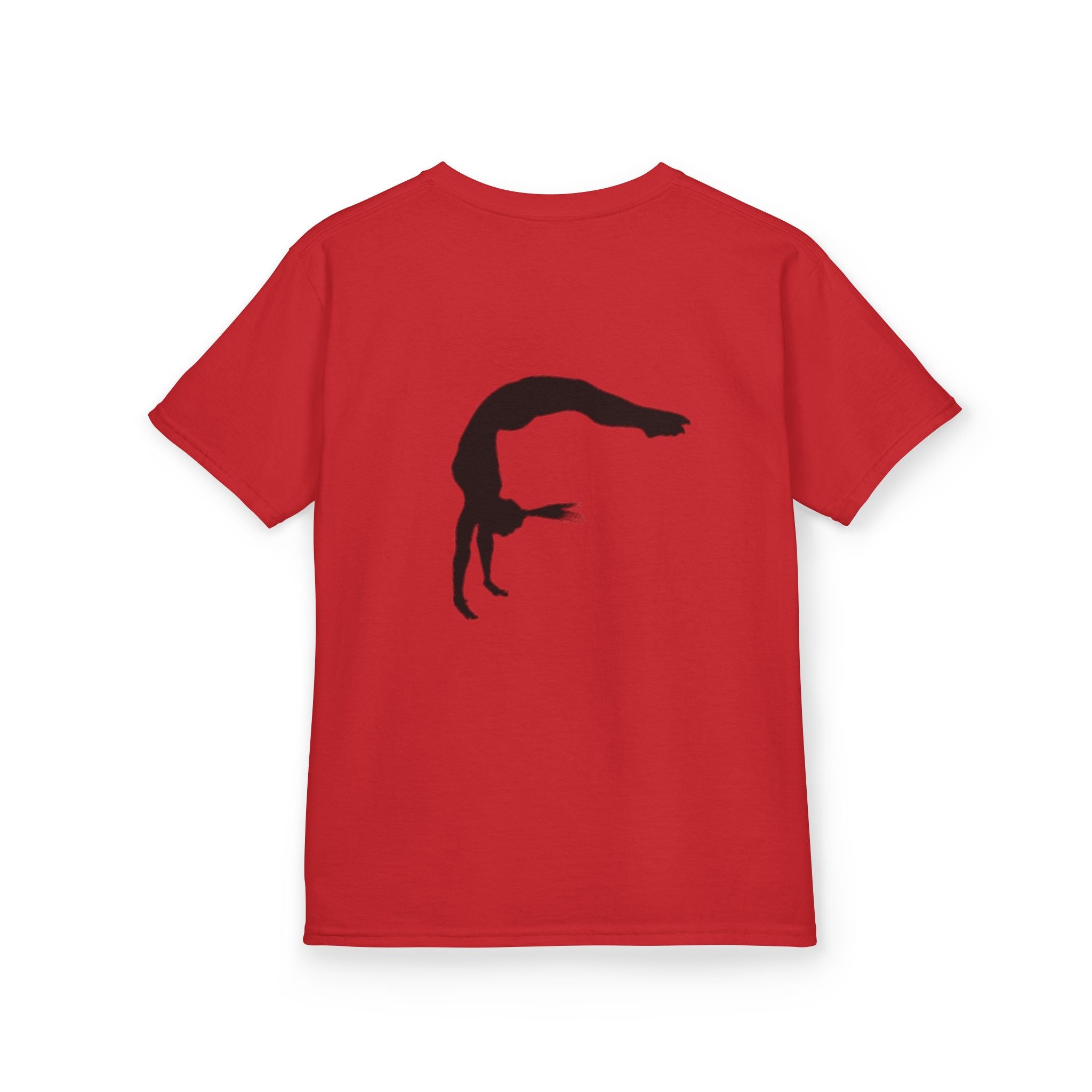 Kids Tee - FEARLESS Gymnastics Shirt with Back Silhouette