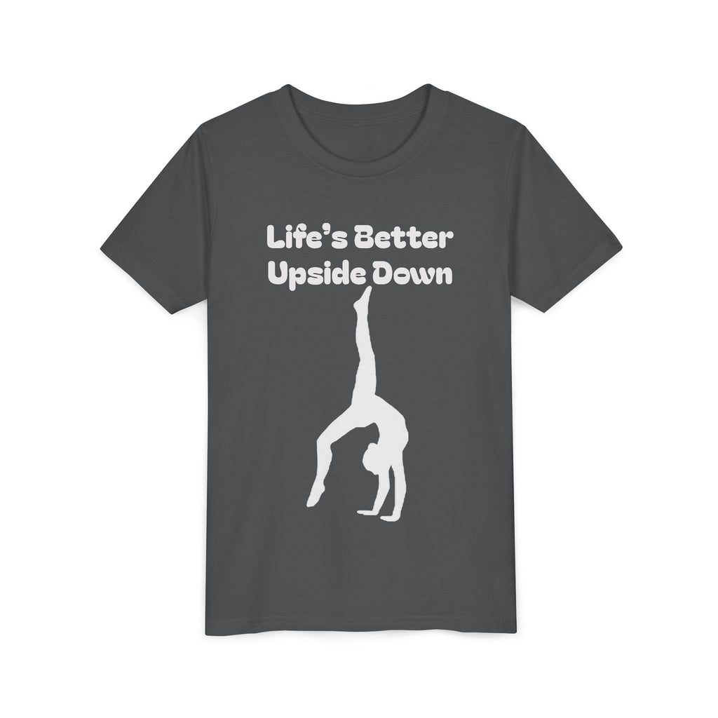 Youth Short Sleeve Tee - Life’s Better Upside Down (Kids)