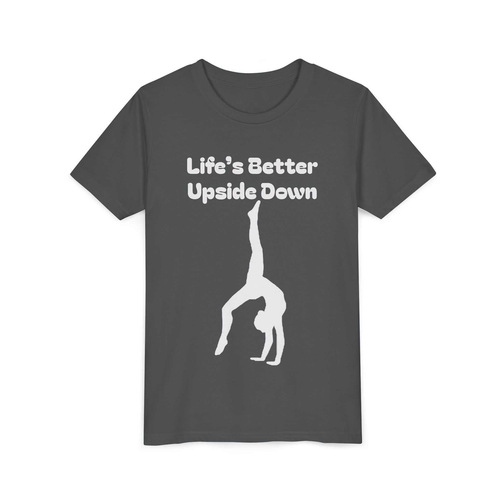 Youth Short Sleeve Tee - Life’s Better Upside Down (Kids)