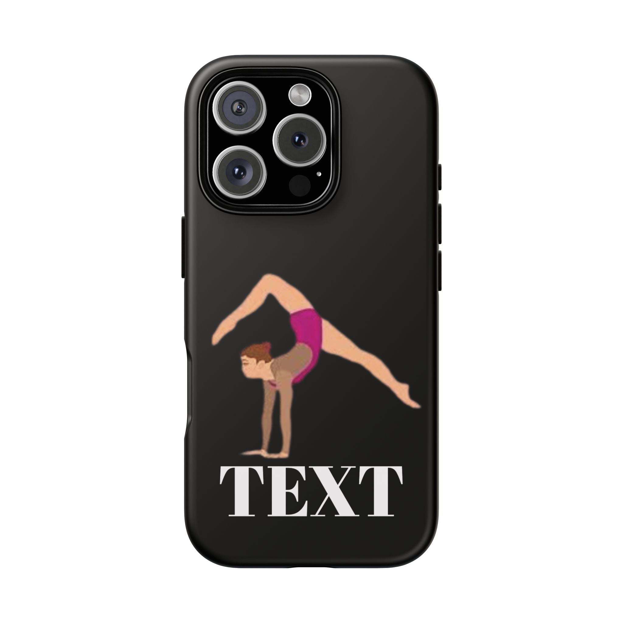 Gymnast Phone Case — Personalized TEXT Design