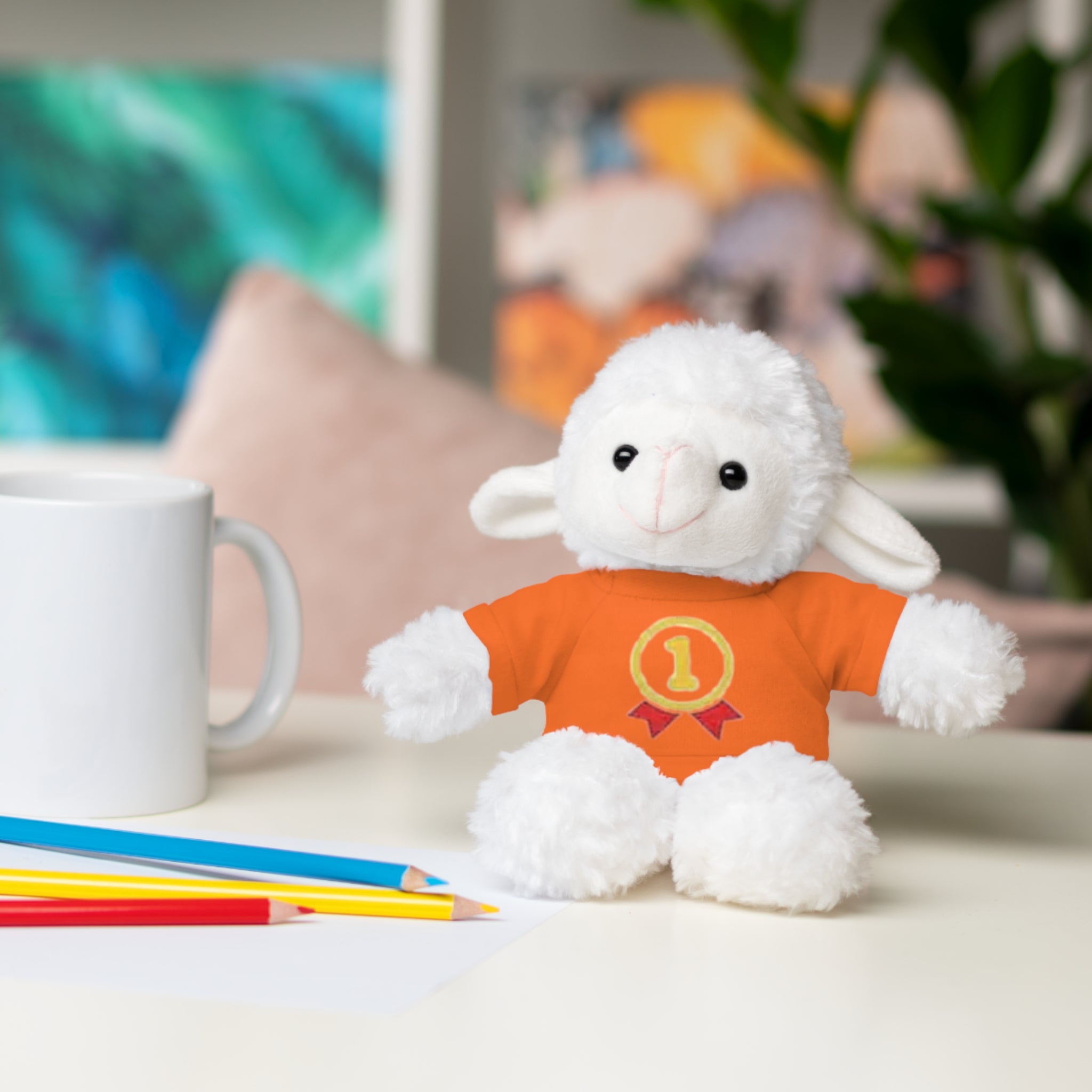 1st Place Gymnastics Stuffed Animal with Gymnastics T-Shirt