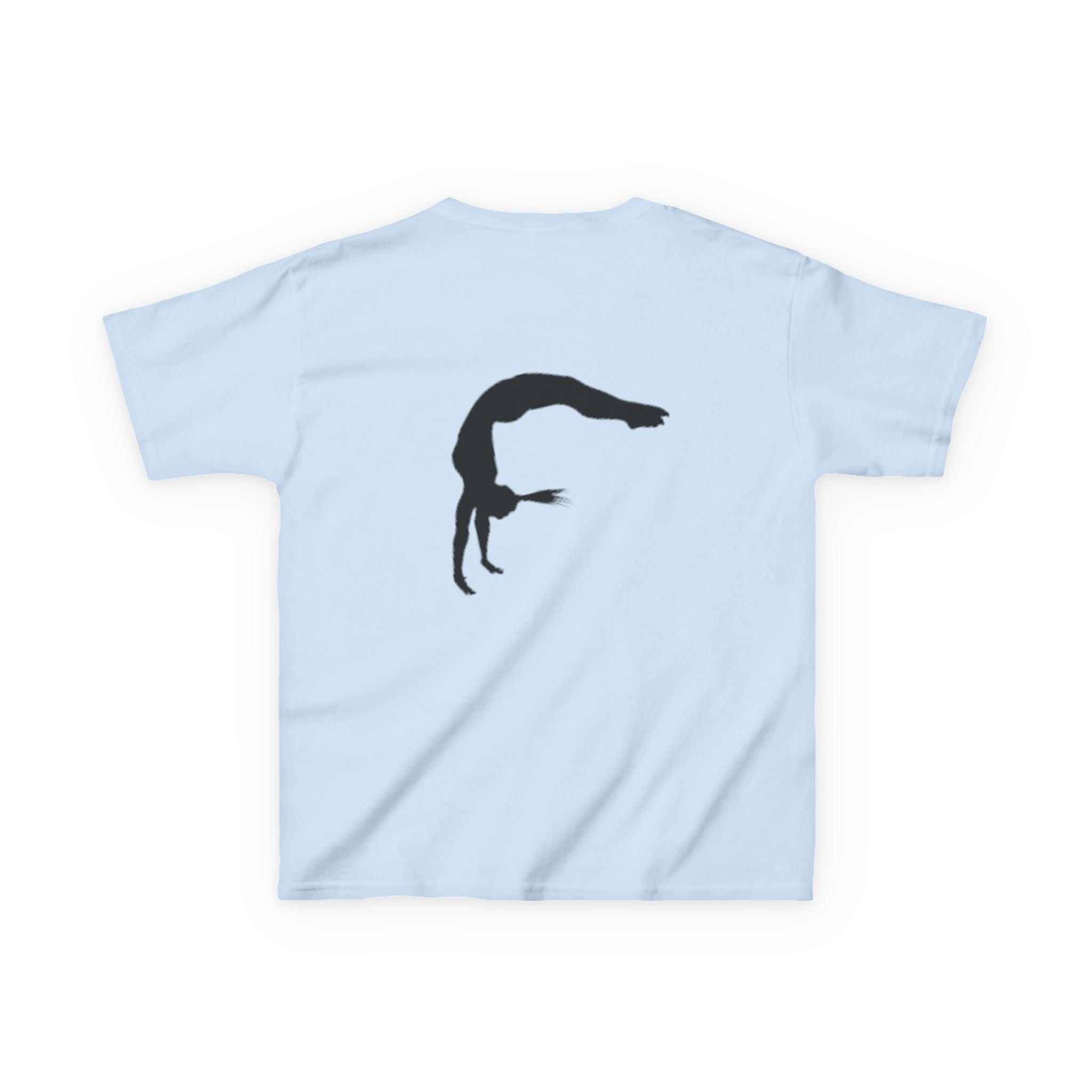 Kids Tee - FEARLESS Gymnastics Shirt with Back Silhouette