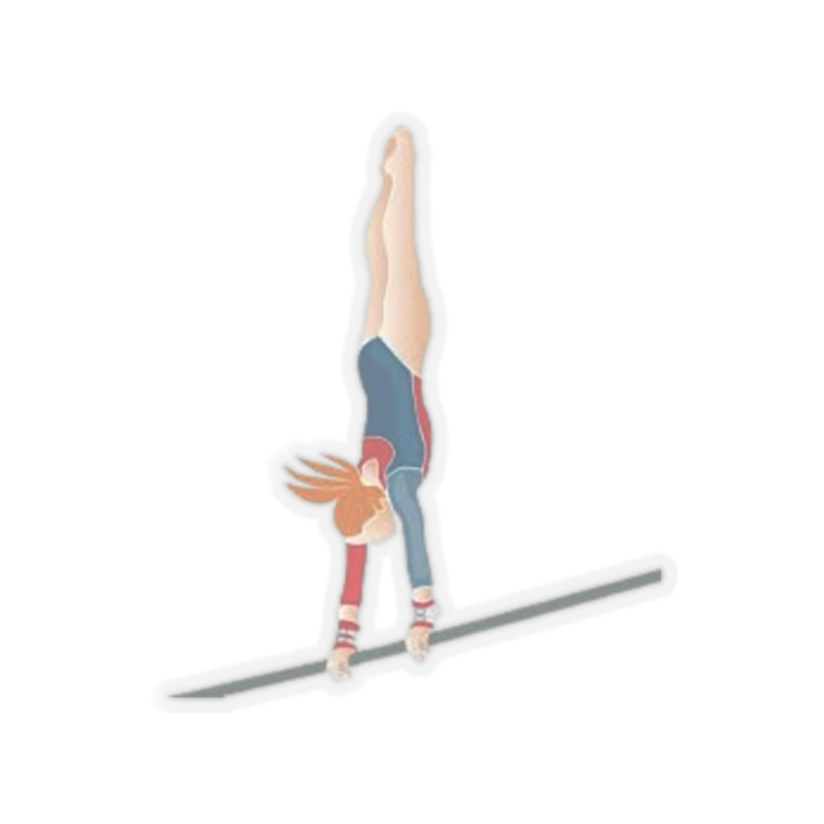 Gymnastics Bars Sticker