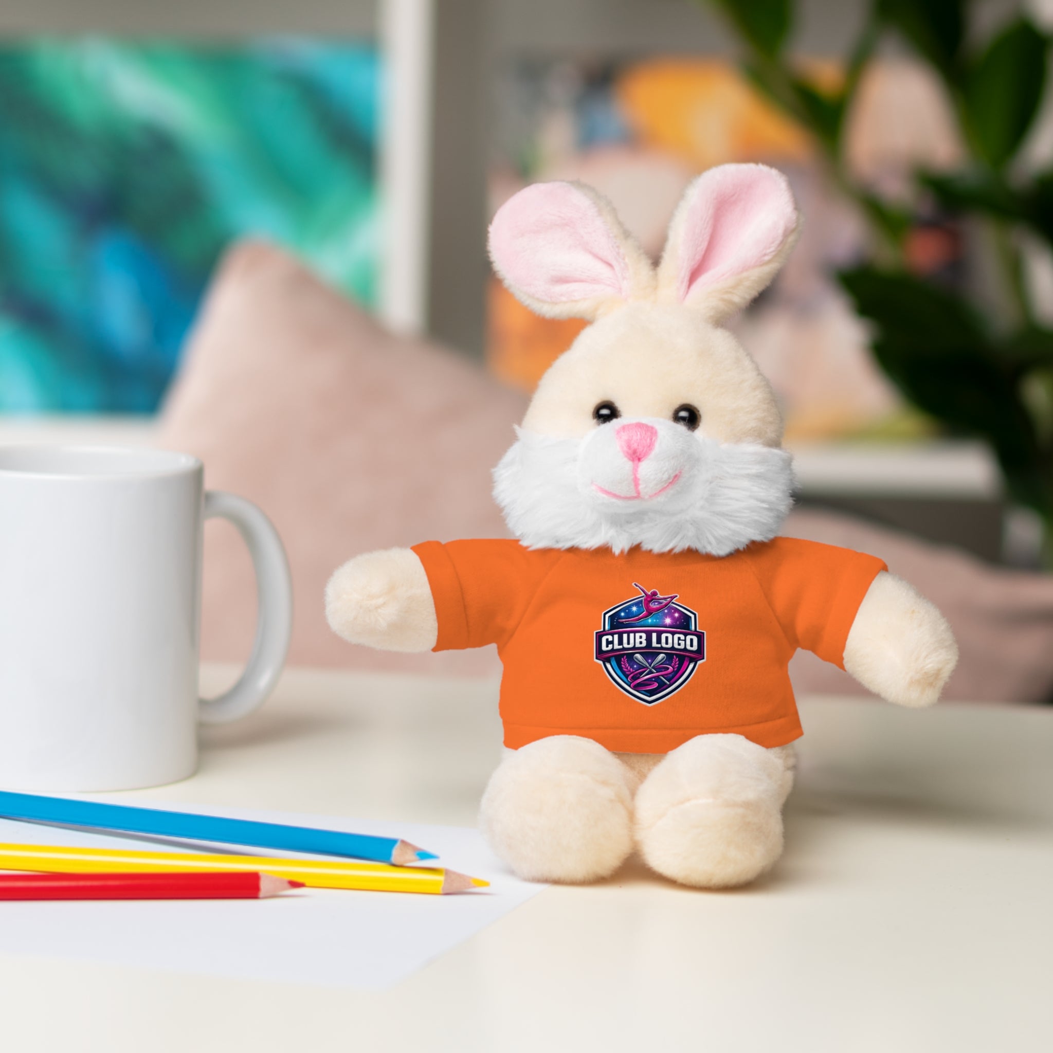Custom Logo Teddy Bear with Personalized Tee — Plush Gift for Events