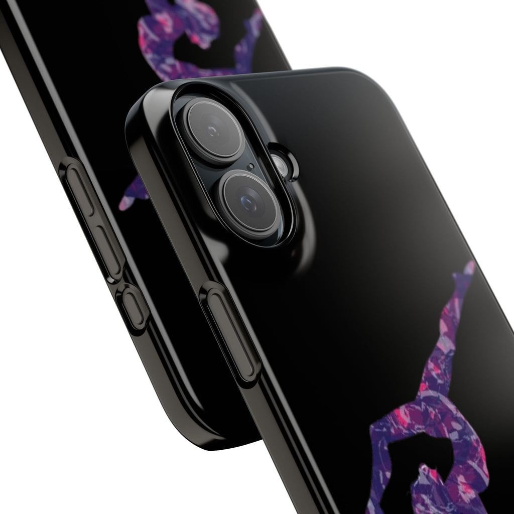 Gymnast Phone Case — Purple Galaxy Gymnastics Snap Case