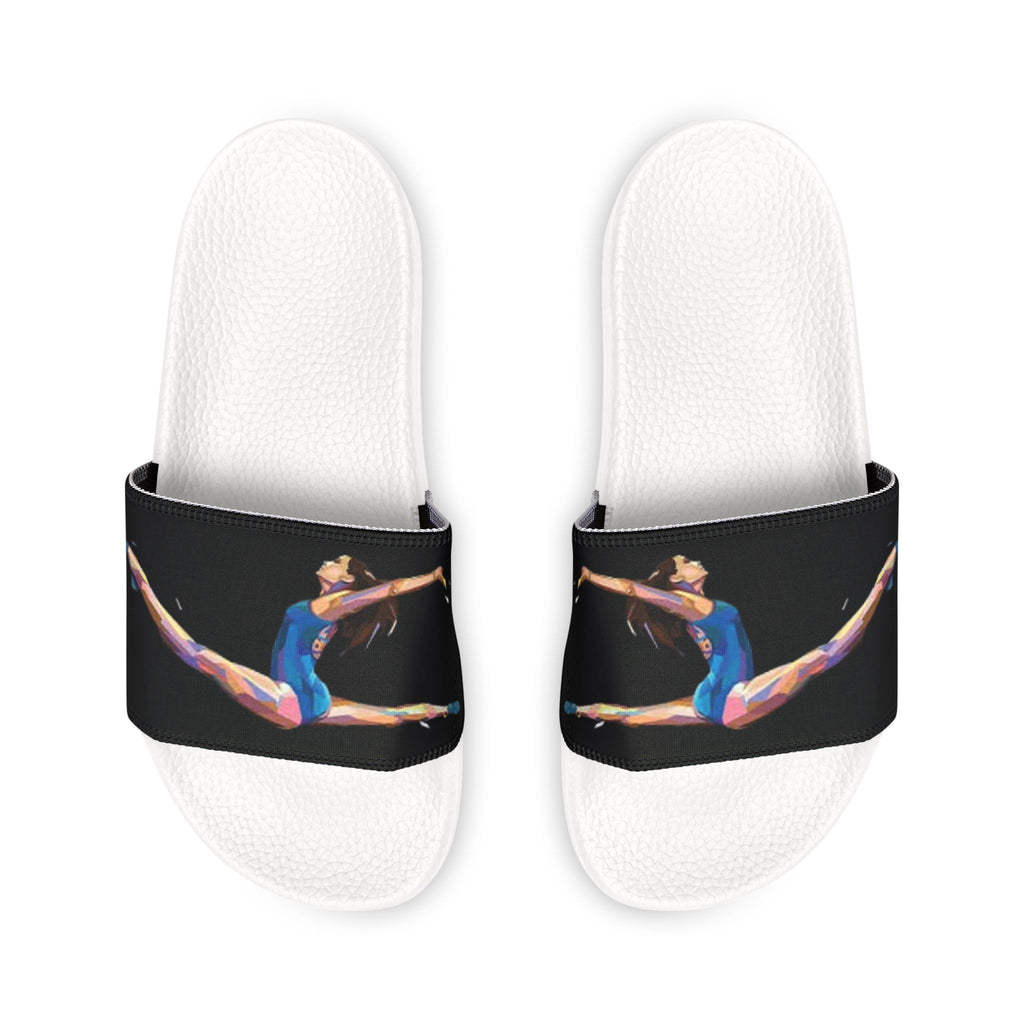 Gymnastics Youth Slide Sandals — Colorful Split Design