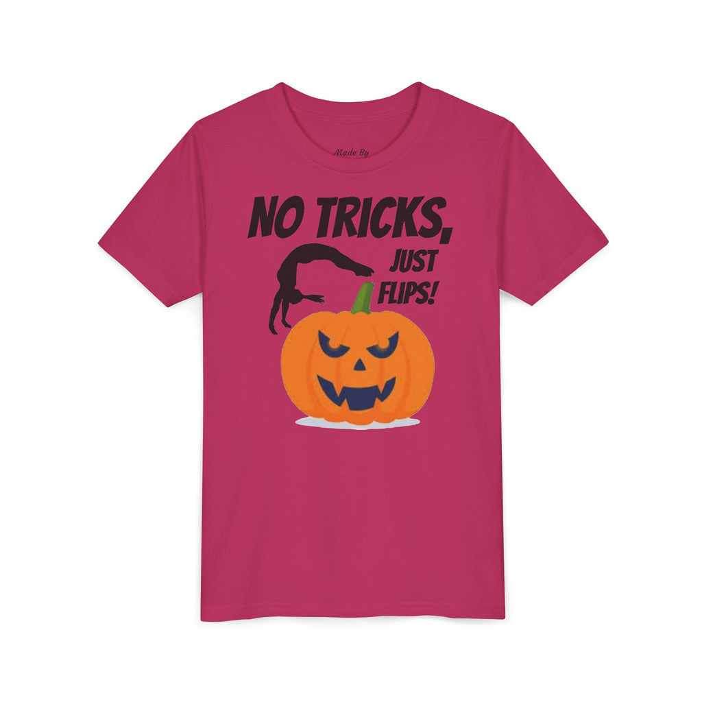 Halloween Kids Tee - No Tricks, Just Flips! (Kids)
