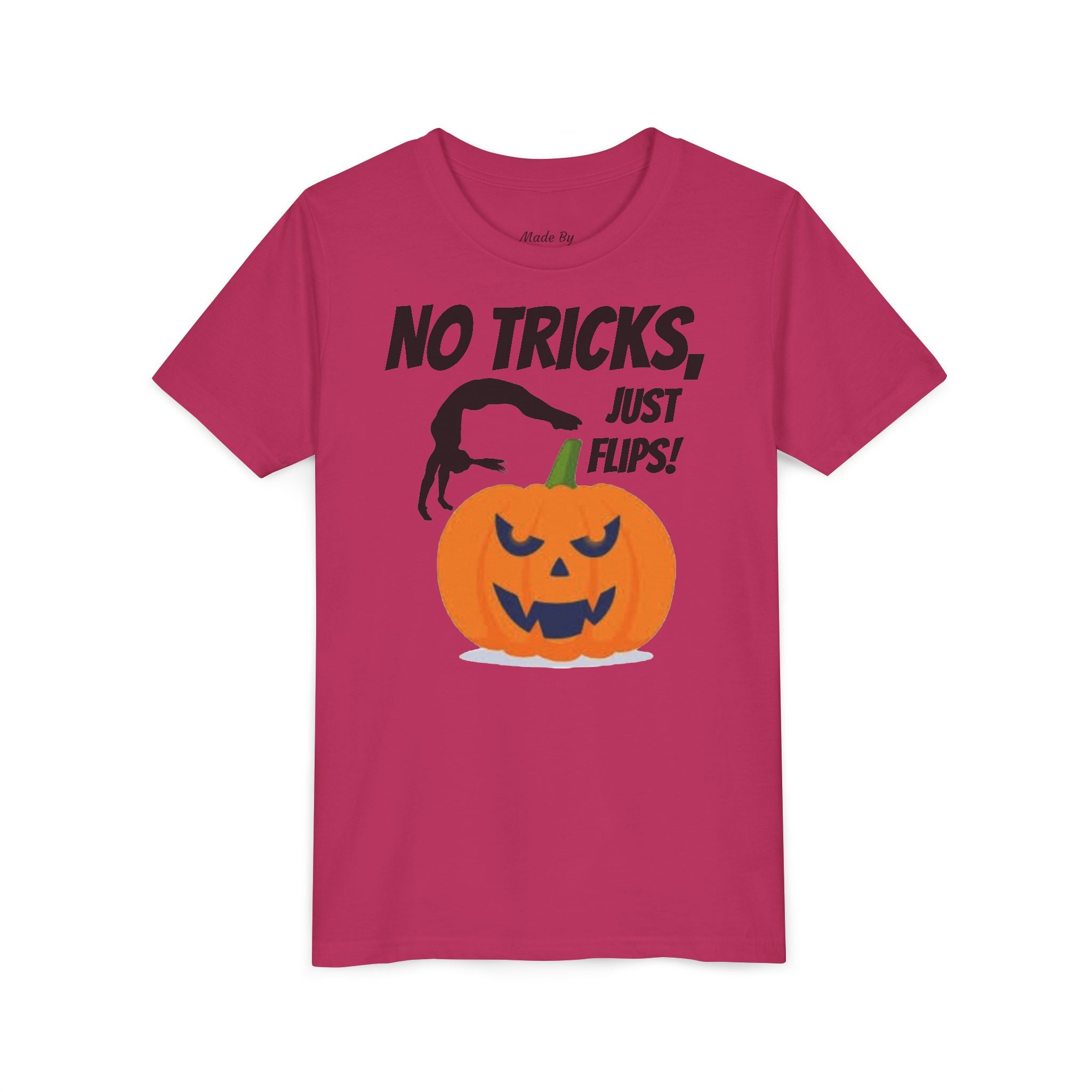 Halloween Kids Tee - No Tricks, Just Flips! (Kids)