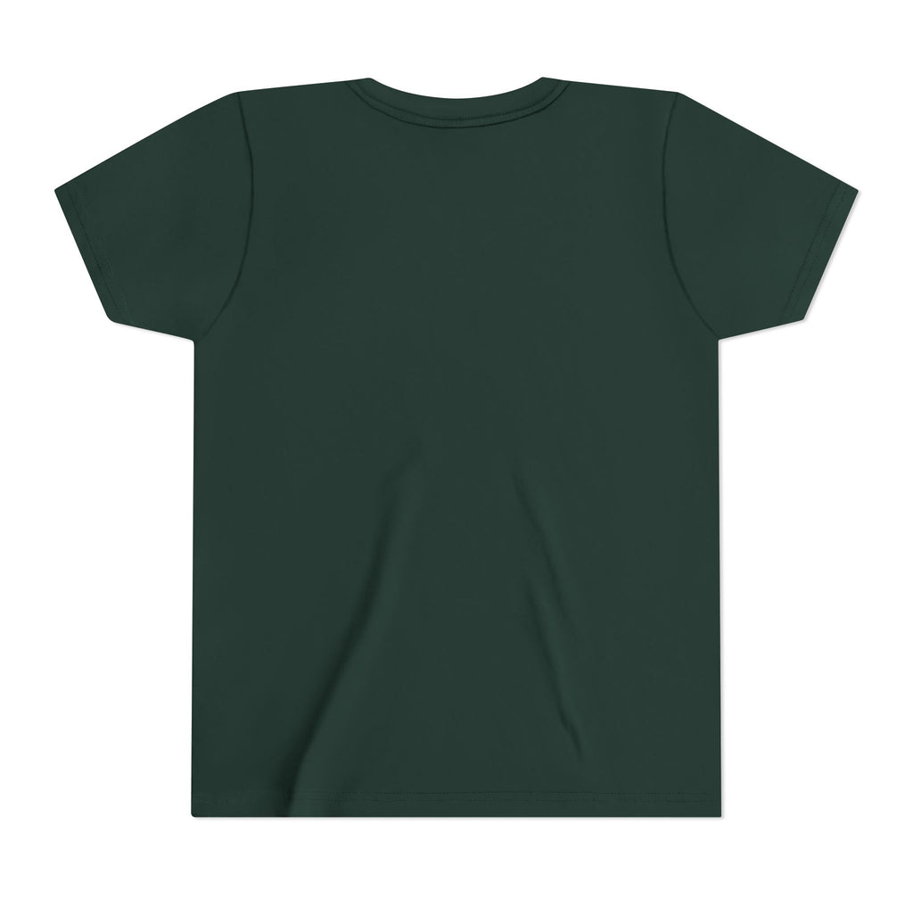 Kids Halloween Gymnastics Tee – ‘Too Bad Skeletons Can’t Wear Leotards!’ (Kids)