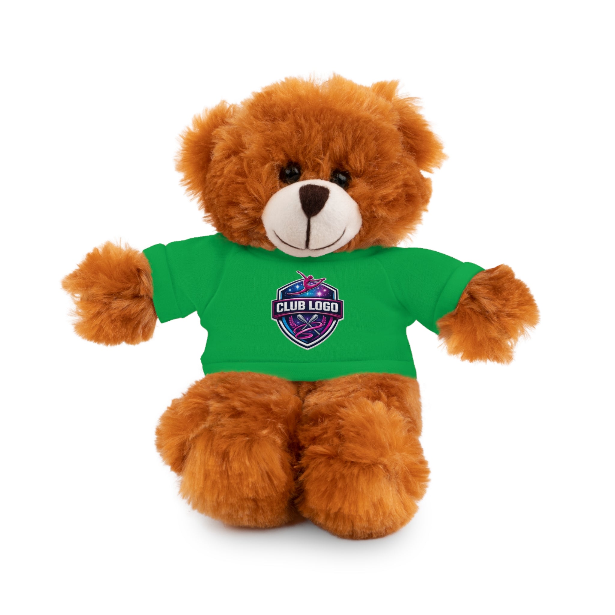 Custom Logo Teddy Bear with Personalized Tee — Plush Gift for Events