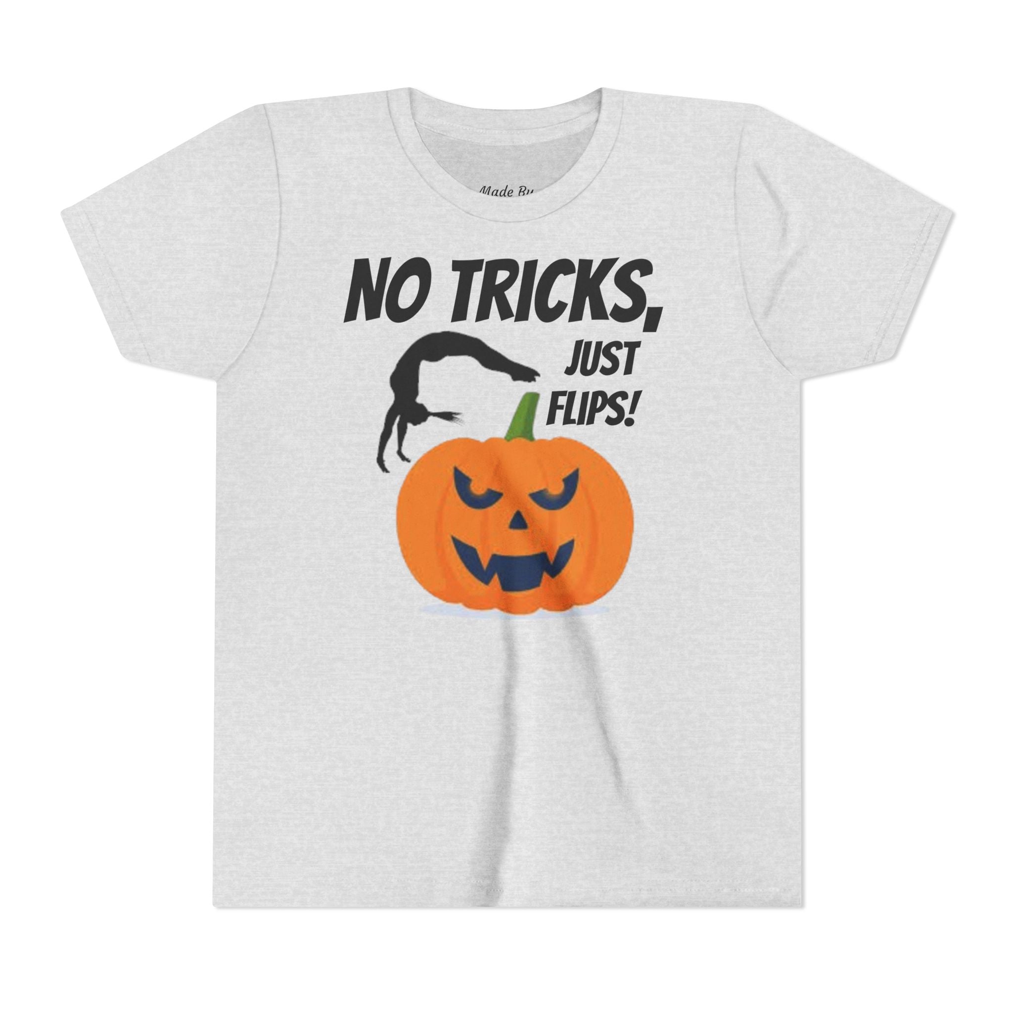 Halloween Kids Tee - No Tricks, Just Flips! (Kids)