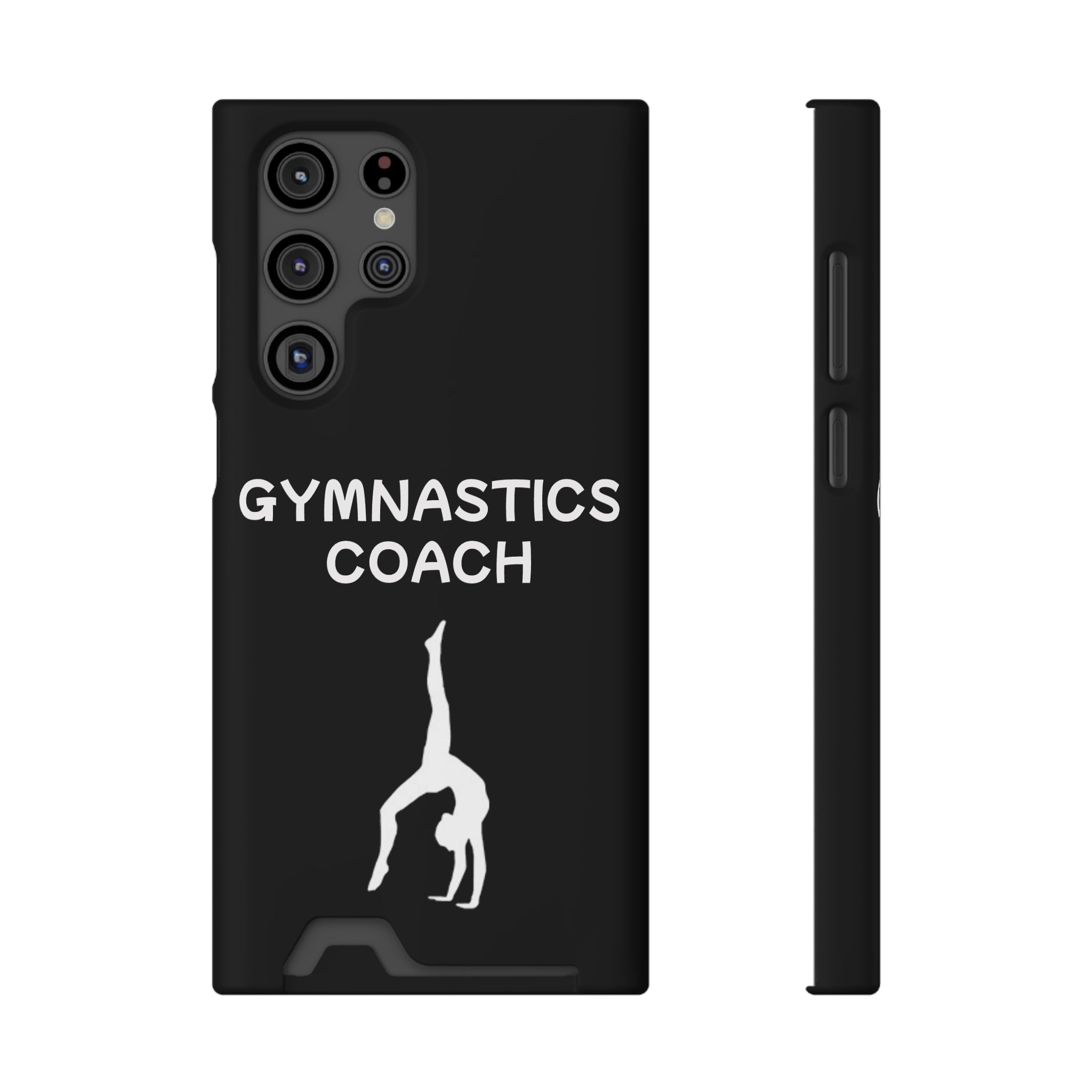 Gymnastics Coach Phone Case With Card Holder