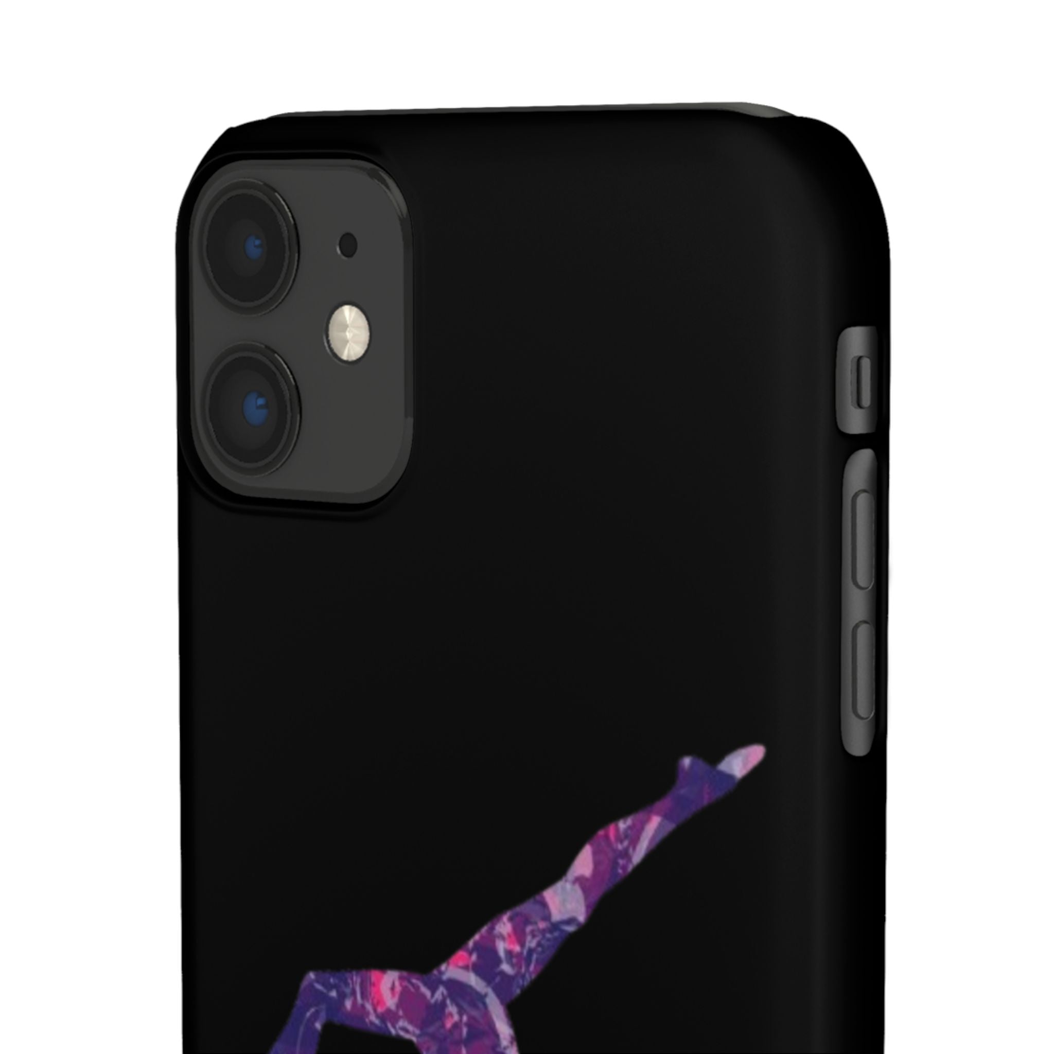 Gymnast Phone Case — Purple Galaxy Gymnastics Snap Case