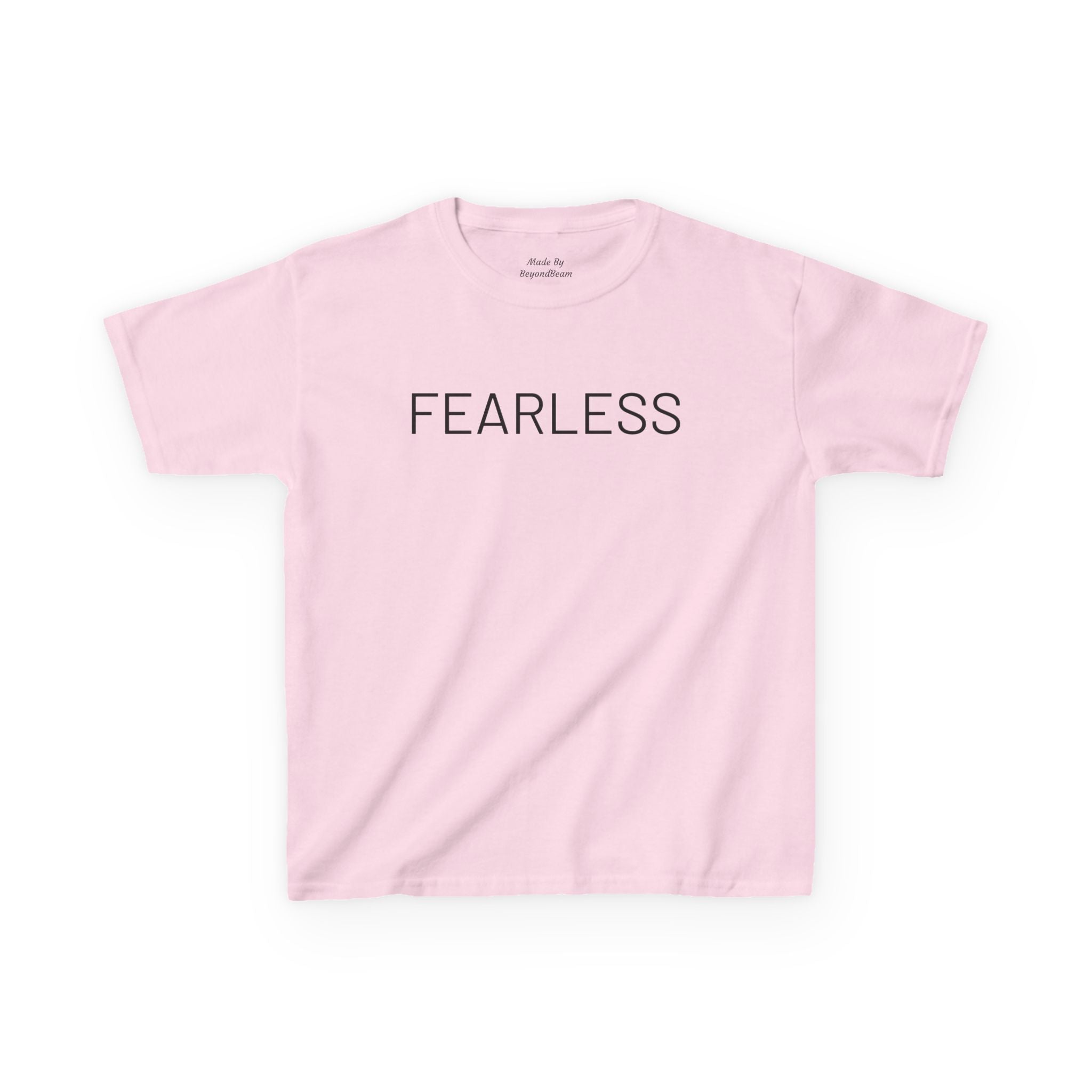 Kids Tee - FEARLESS Gymnastics Shirt with Back Silhouette