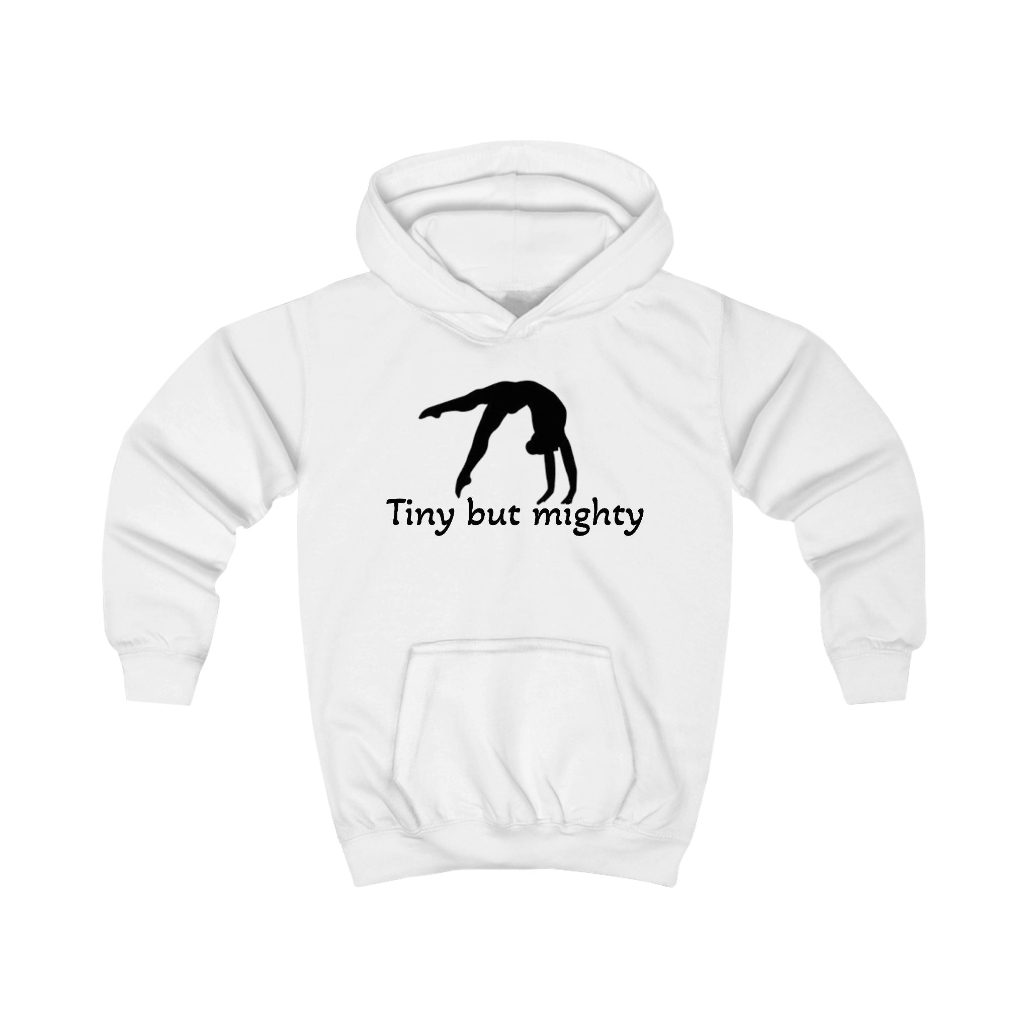 Kids Hoodie — Tiny But Mighty Gymnast Hoodie (Kids)