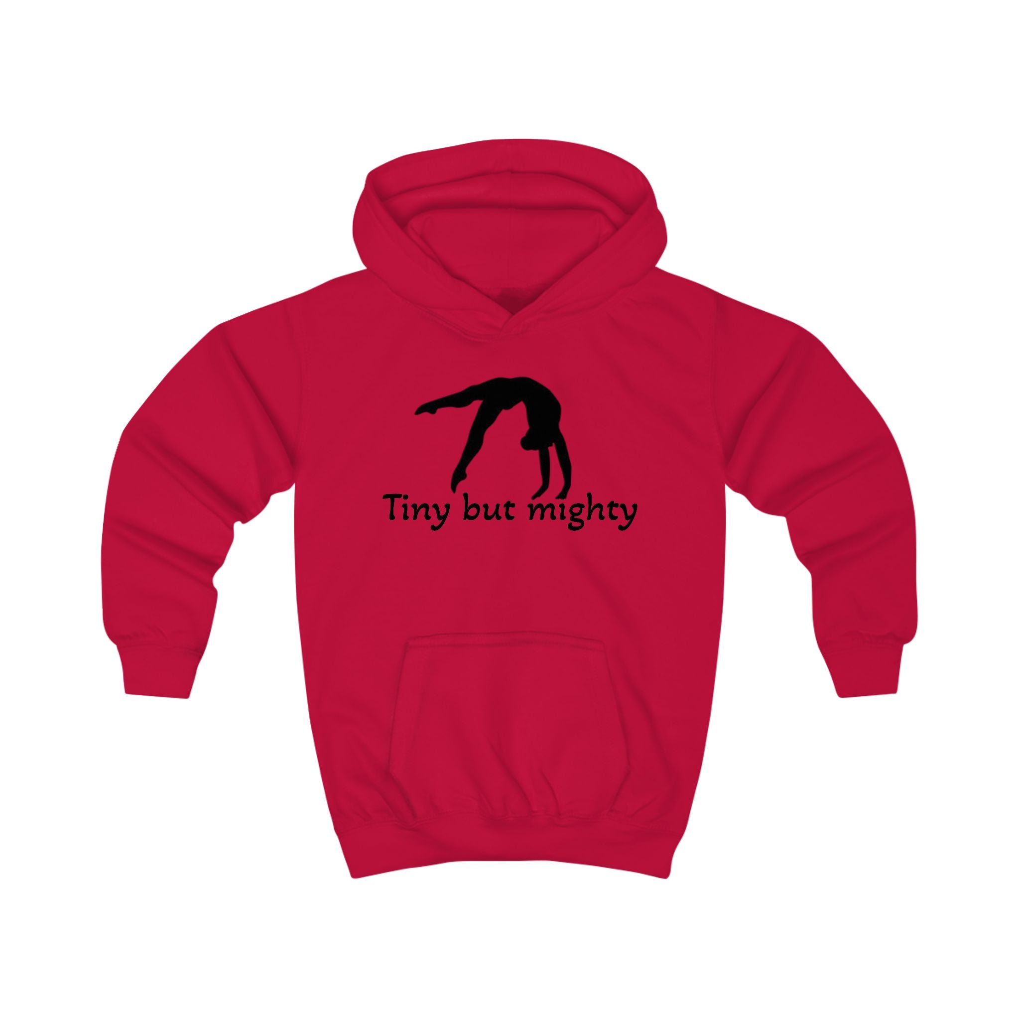 Kids Hoodie — Tiny But Mighty Gymnast Hoodie (Kids)