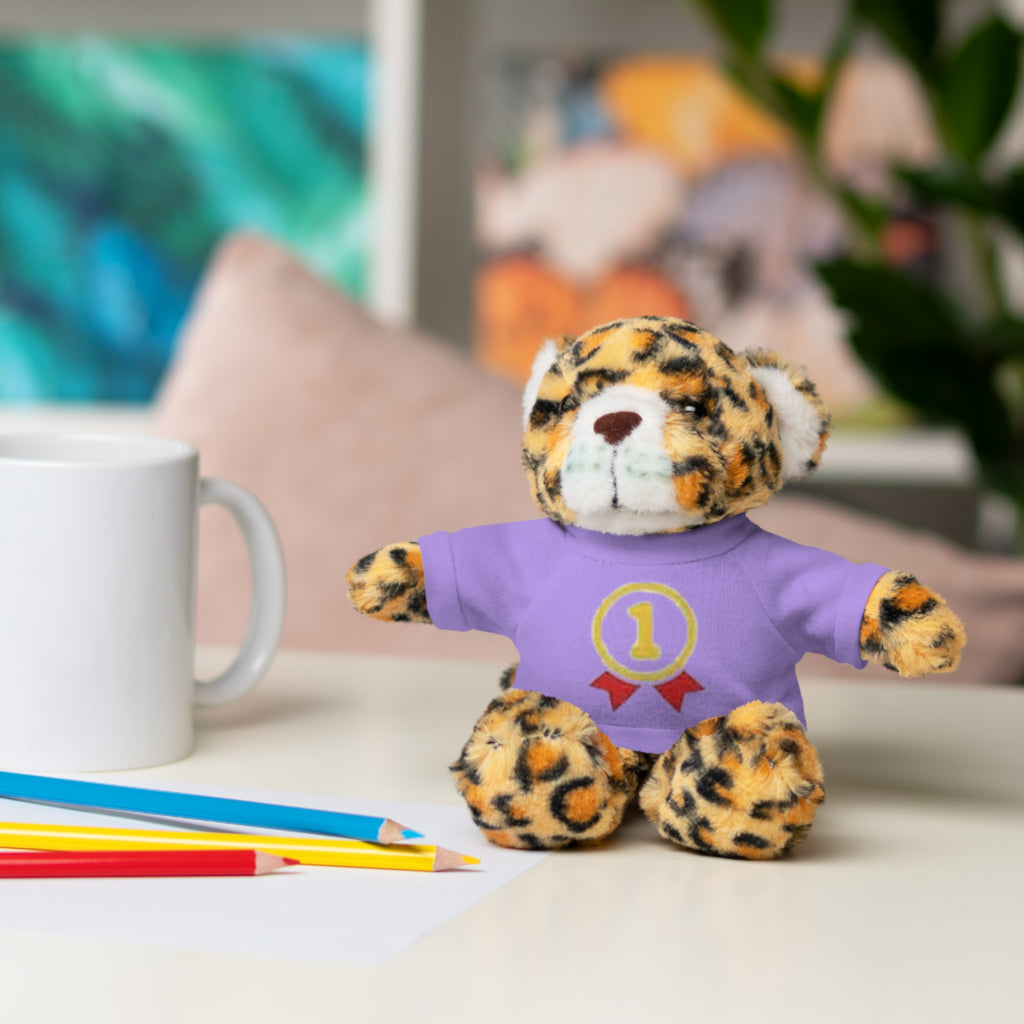 1st Place Gymnastics Stuffed Animal with Gymnastics T-Shirt