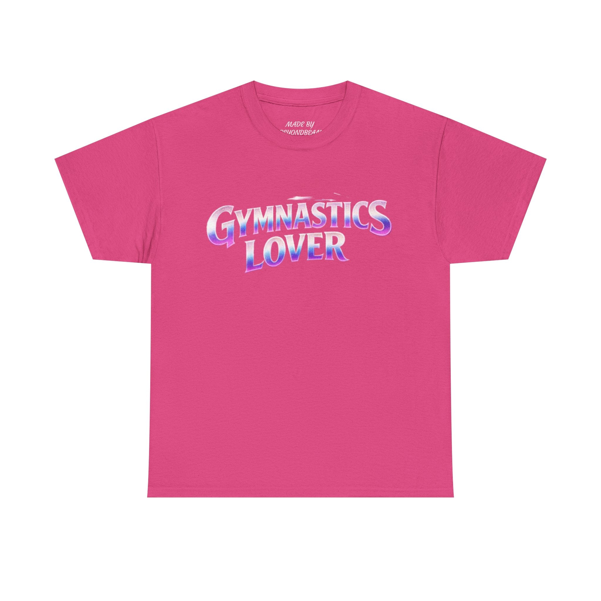 Adults Gymnastics Lover Tee — Retro Iridescent Graphic T-Shirt for Gymnastics Fans