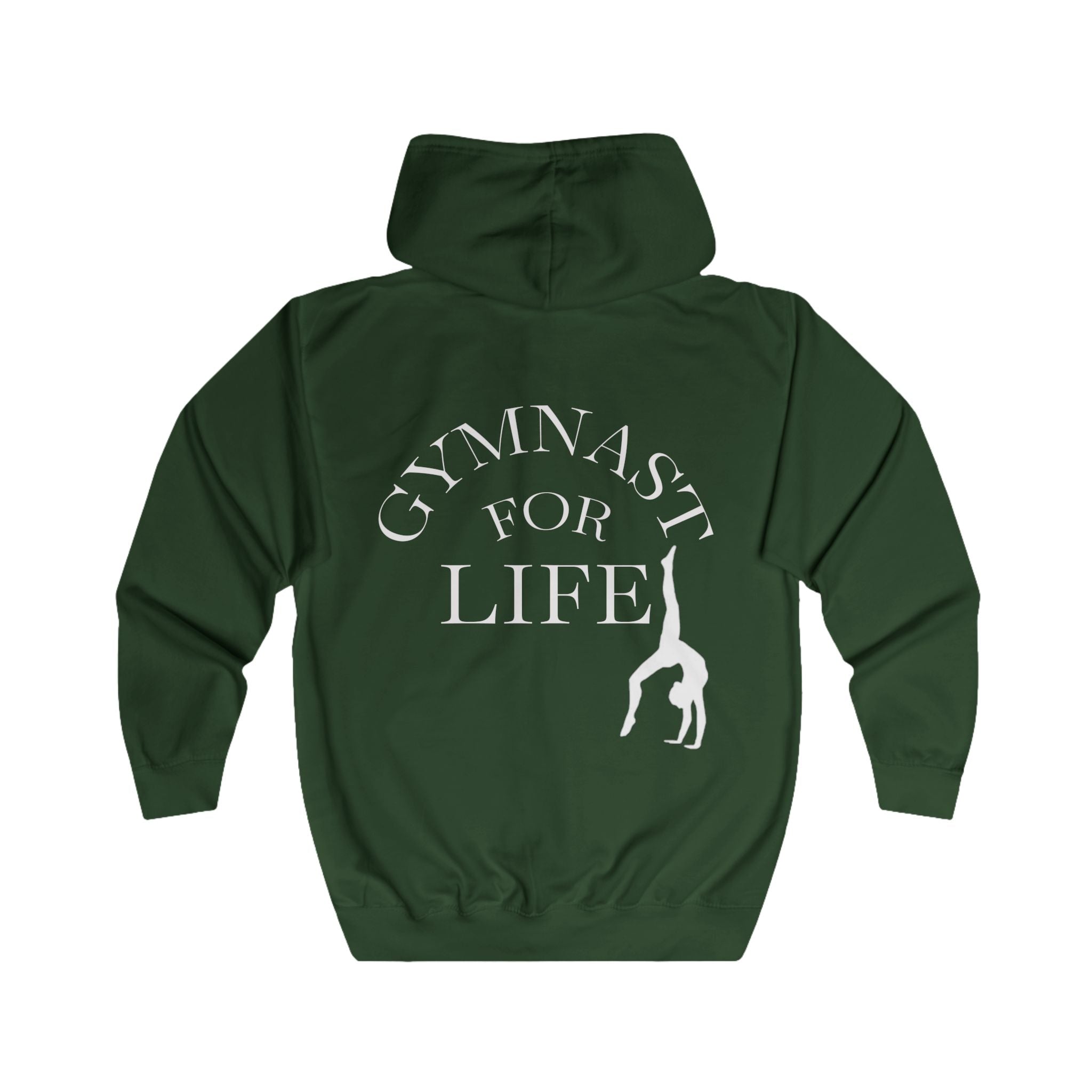 Gymnast for Life Full-Zip Hoodie (Adults)