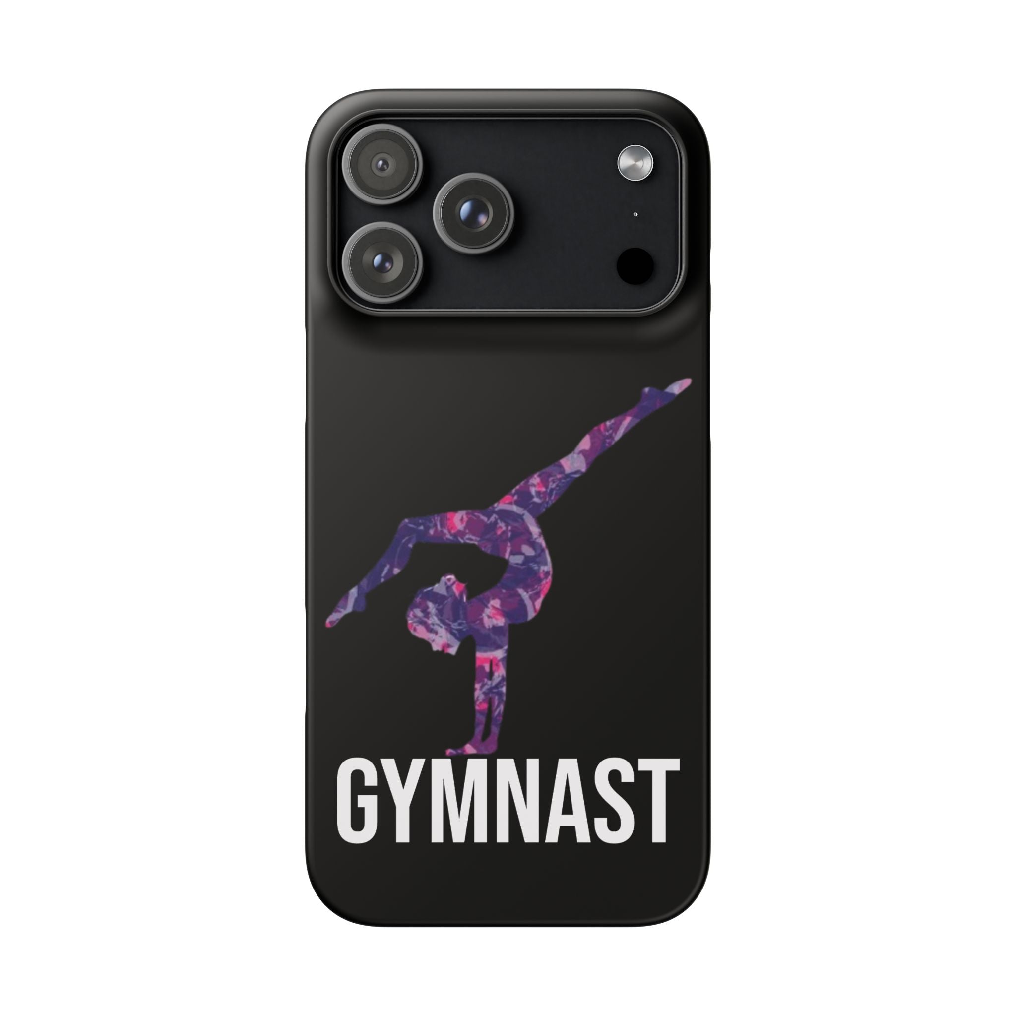 Gymnast Phone Case — Purple Galaxy Gymnastics Snap Case