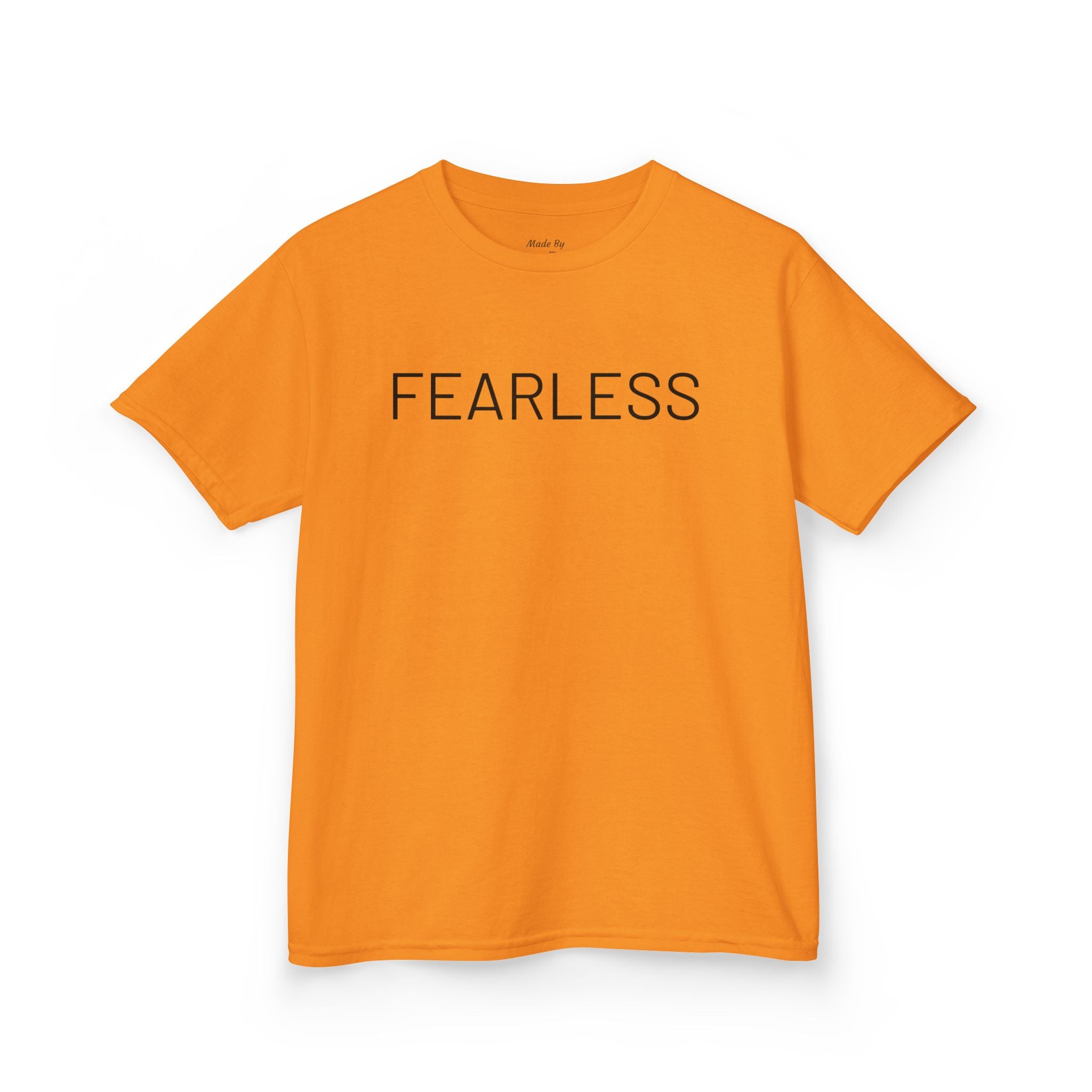 Kids Tee - FEARLESS Gymnastics Shirt with Back Silhouette