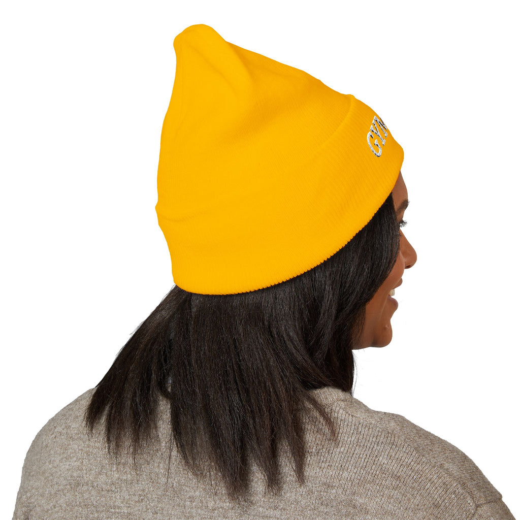 Gymnast Embroidered Cuffed Beanie