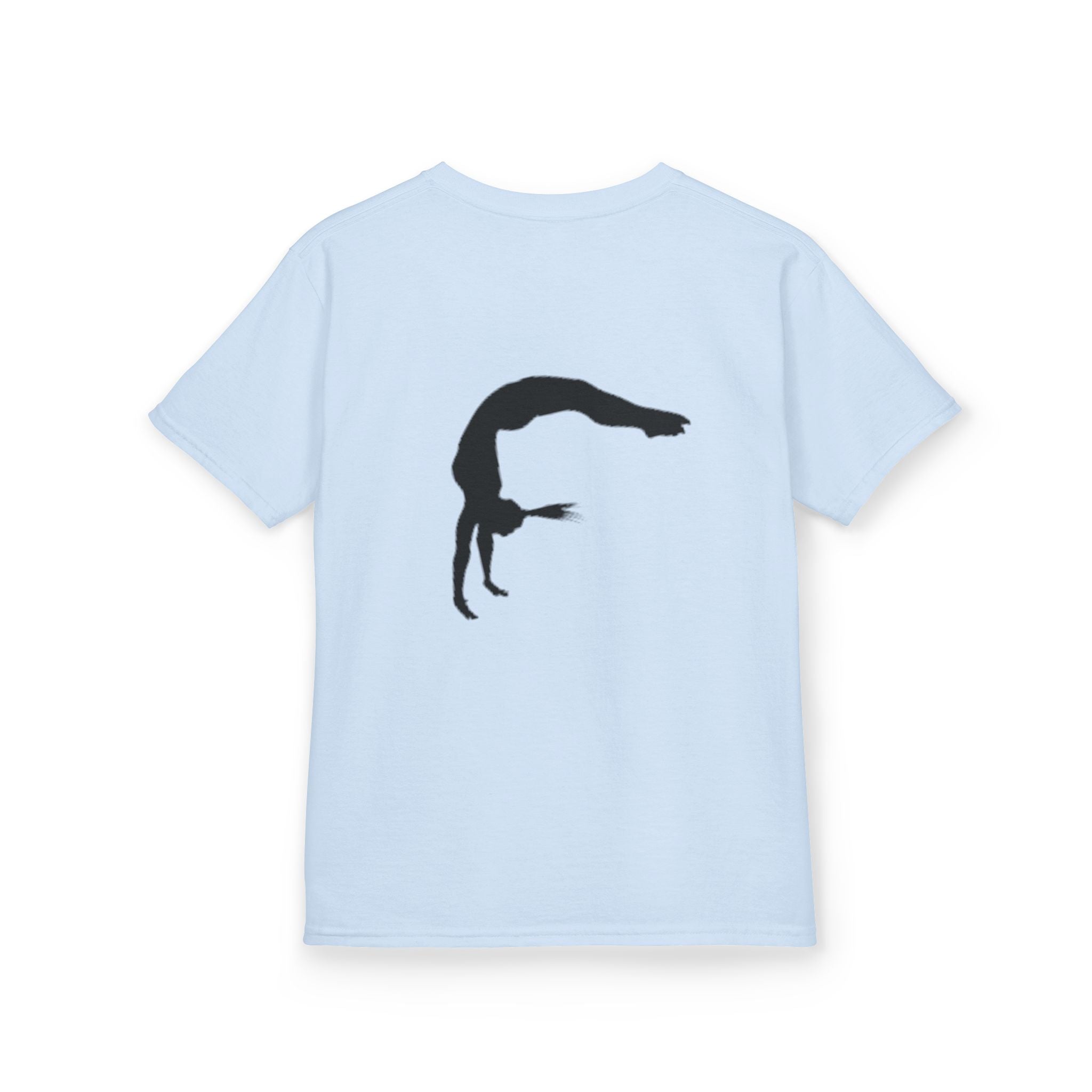 Kids Tee - FEARLESS Gymnastics Shirt with Back Silhouette