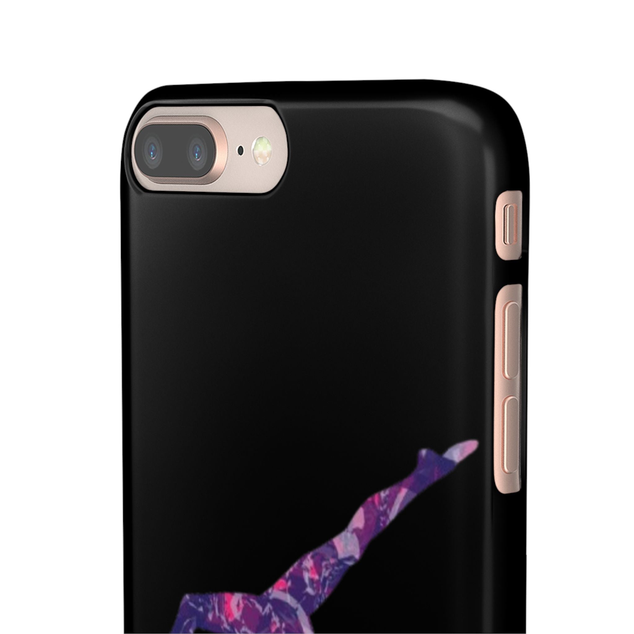Gymnast Phone Case — Purple Galaxy Gymnastics Snap Case