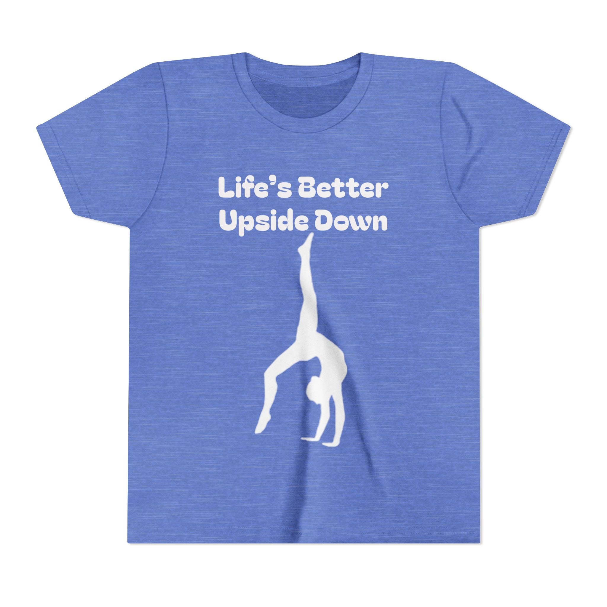 Youth Short Sleeve Tee - Life’s Better Upside Down (Kids)