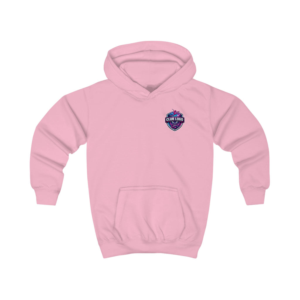 Personalized Club Logo Kids Gymnast Hoodie – Personalized "GYMNAST" Backprint