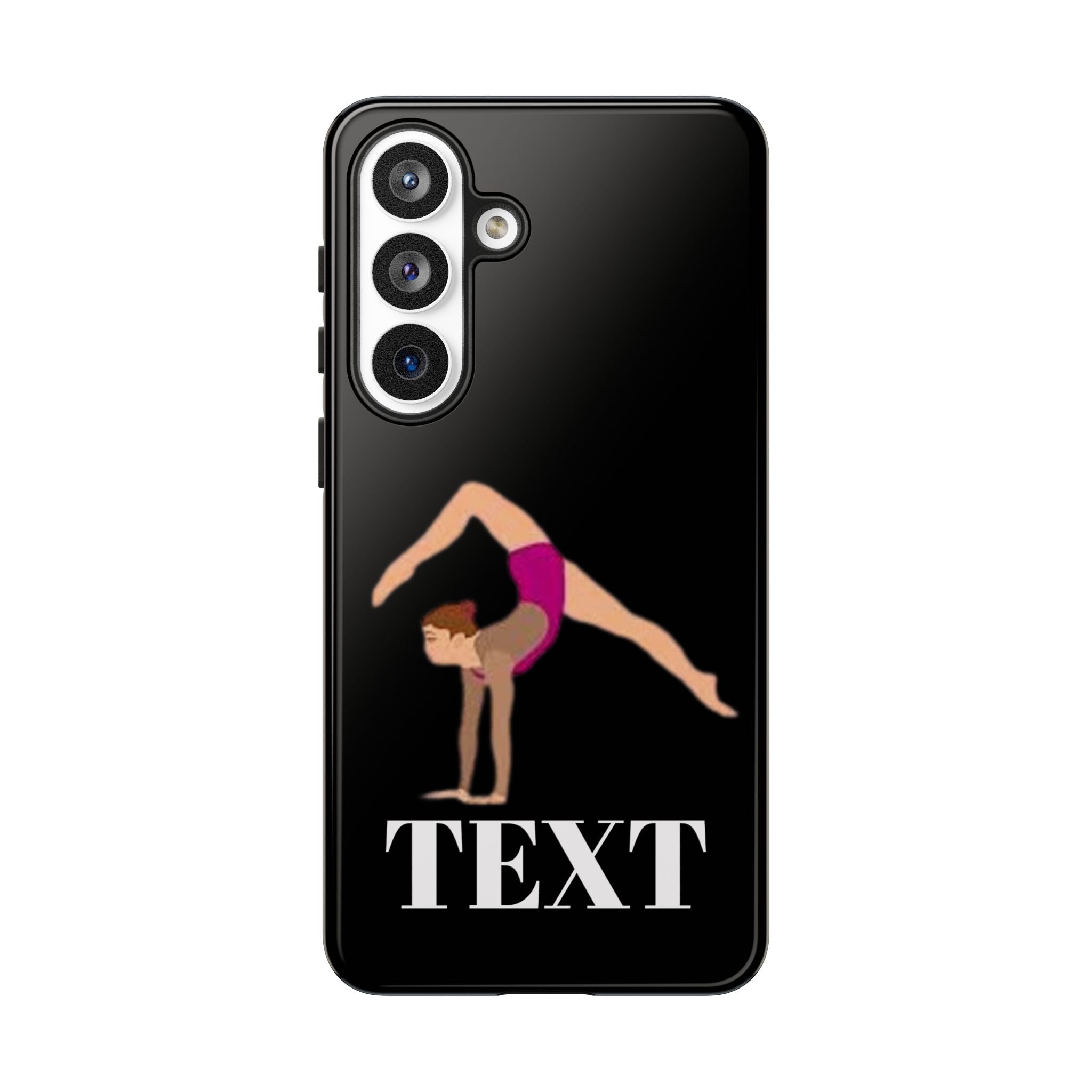 Gymnast Phone Case — Personalized TEXT Design
