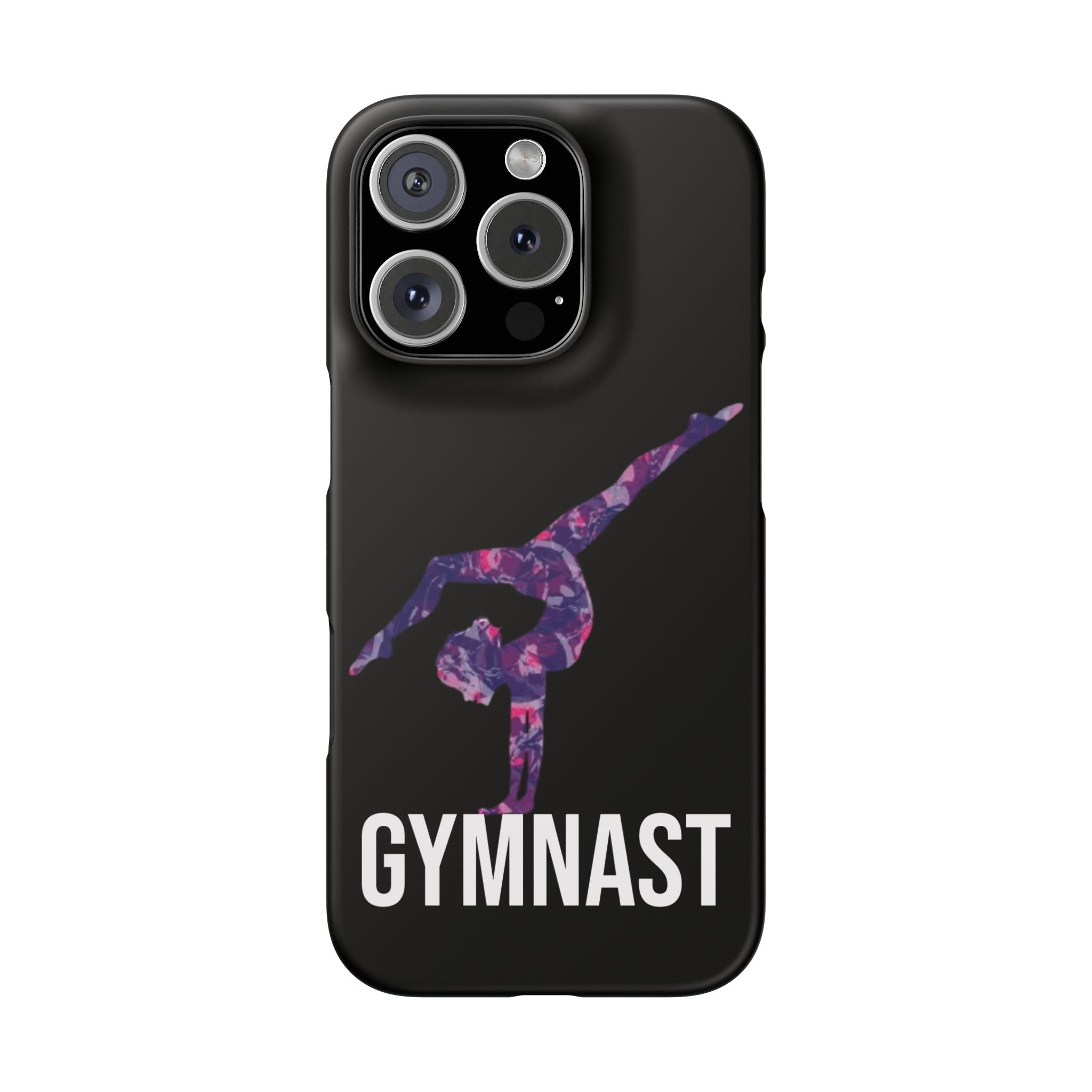 Gymnast Phone Case — Purple Galaxy Gymnastics Snap Case