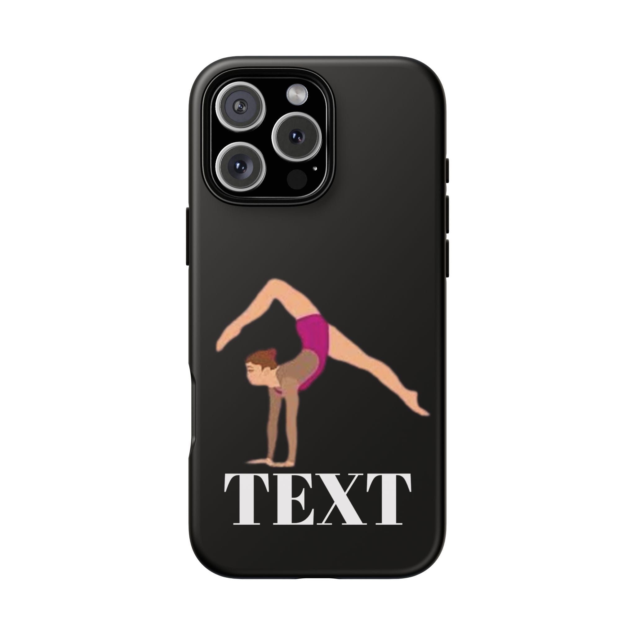 Gymnast Phone Case — Personalized TEXT Design