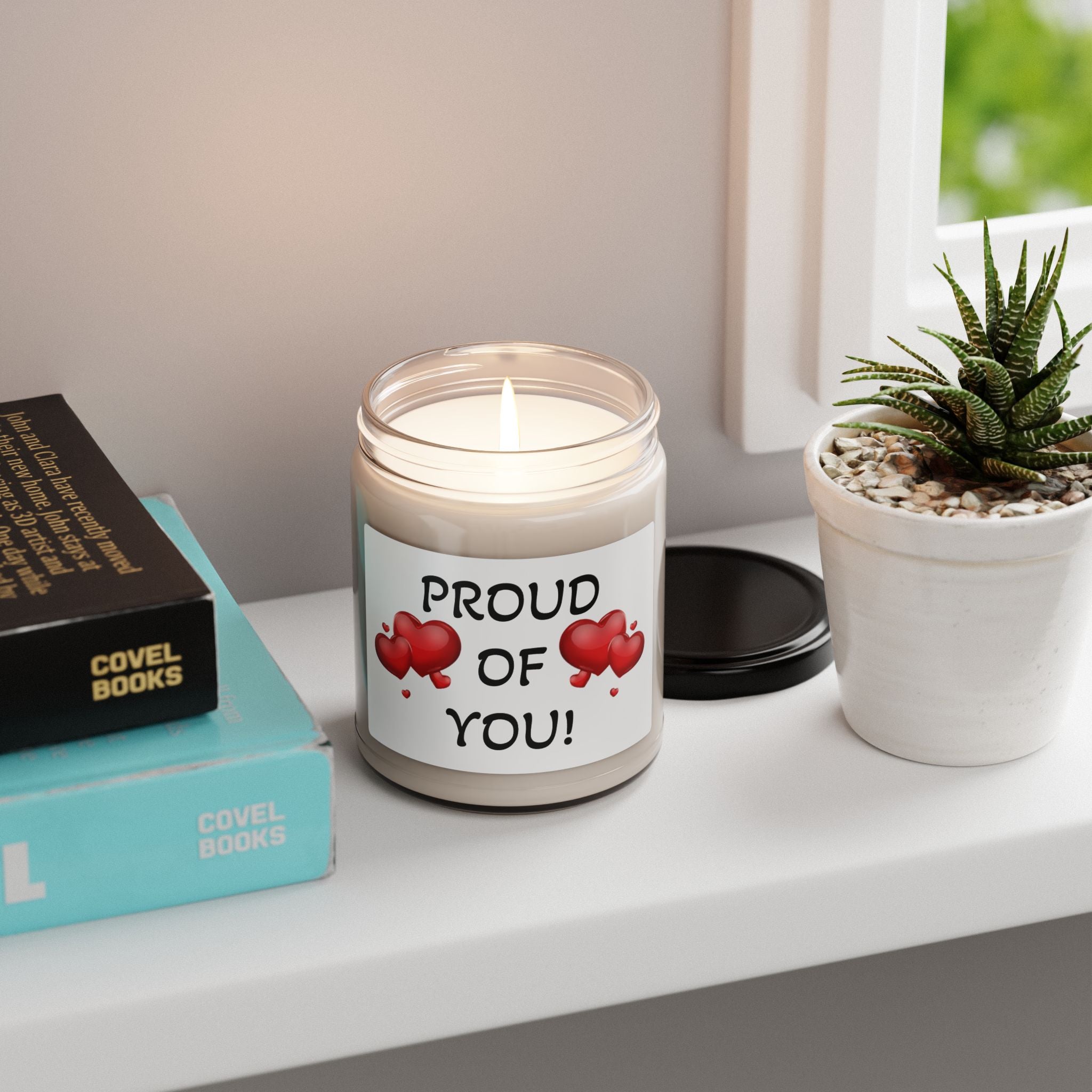 Proud of You! Scented Soy Candle — 9oz Encouragement Gift
