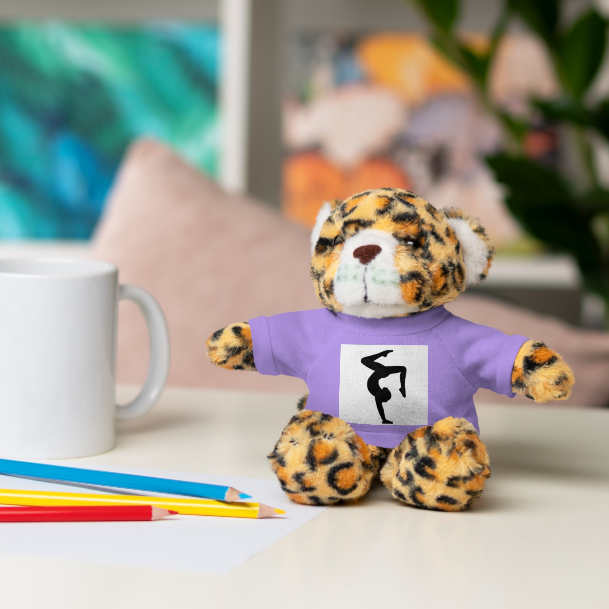 Gymnastics Stuffed Animal with Gymnastics T-Shirt