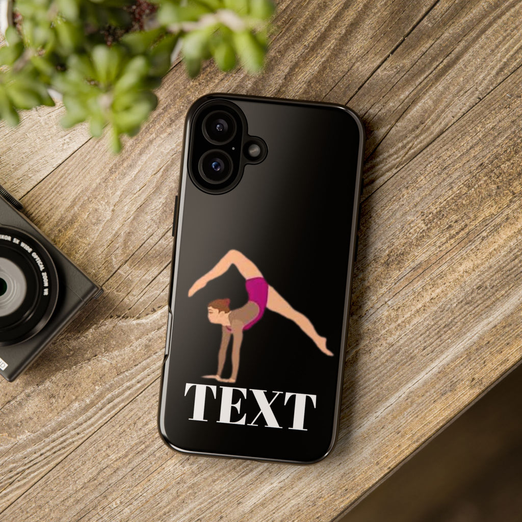 Gymnast Phone Case — Personalized TEXT Design