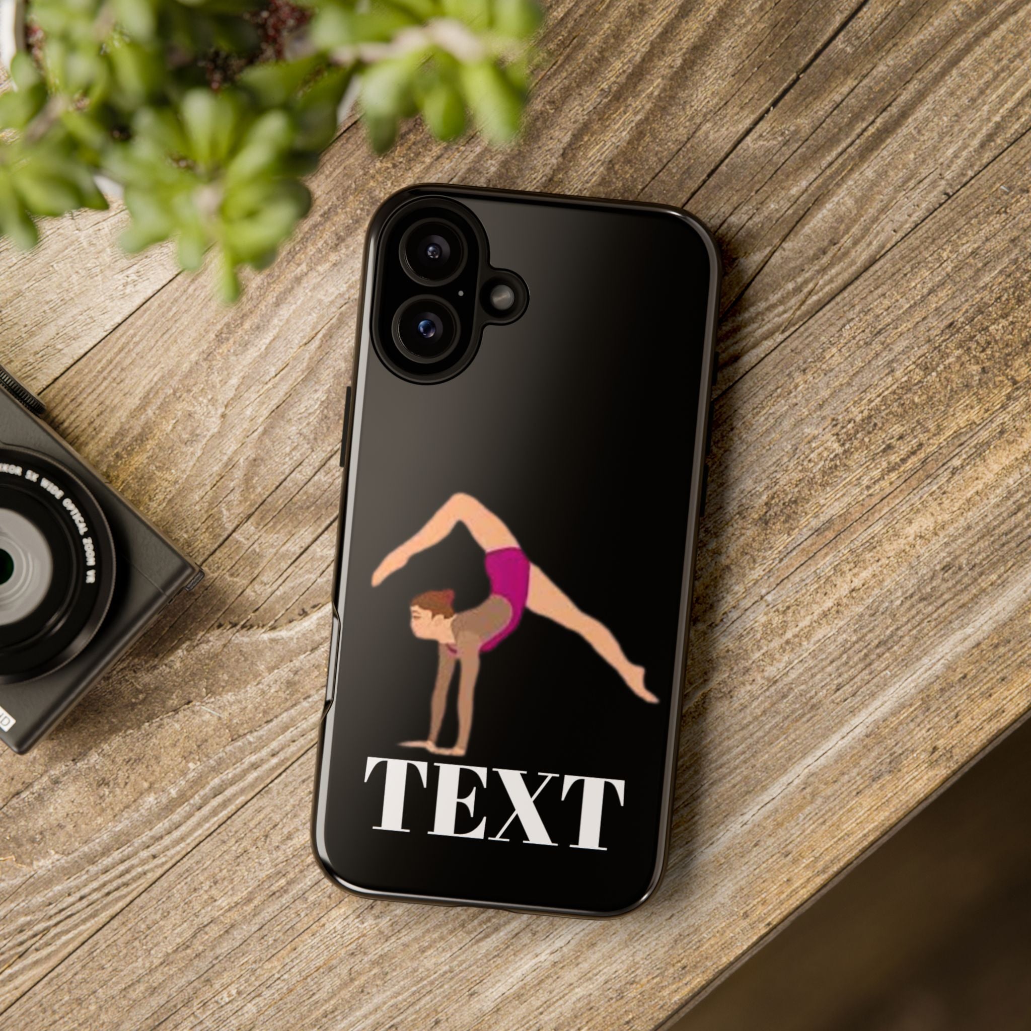 Gymnast Phone Case — Personalized TEXT Design